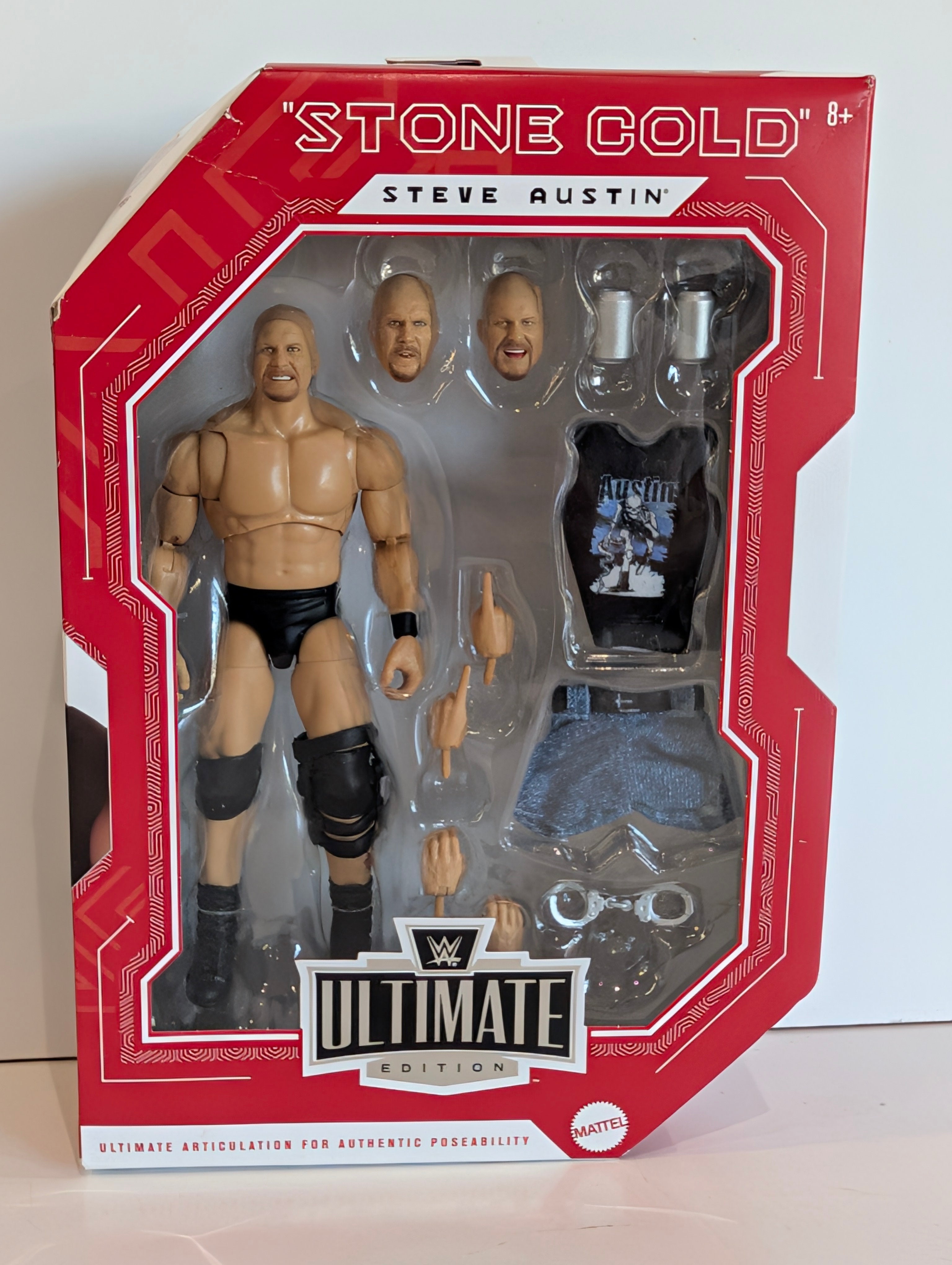 WWE Stone Cold Steve Austin Ultimate Edition Figure Mattel Wrestling Figure