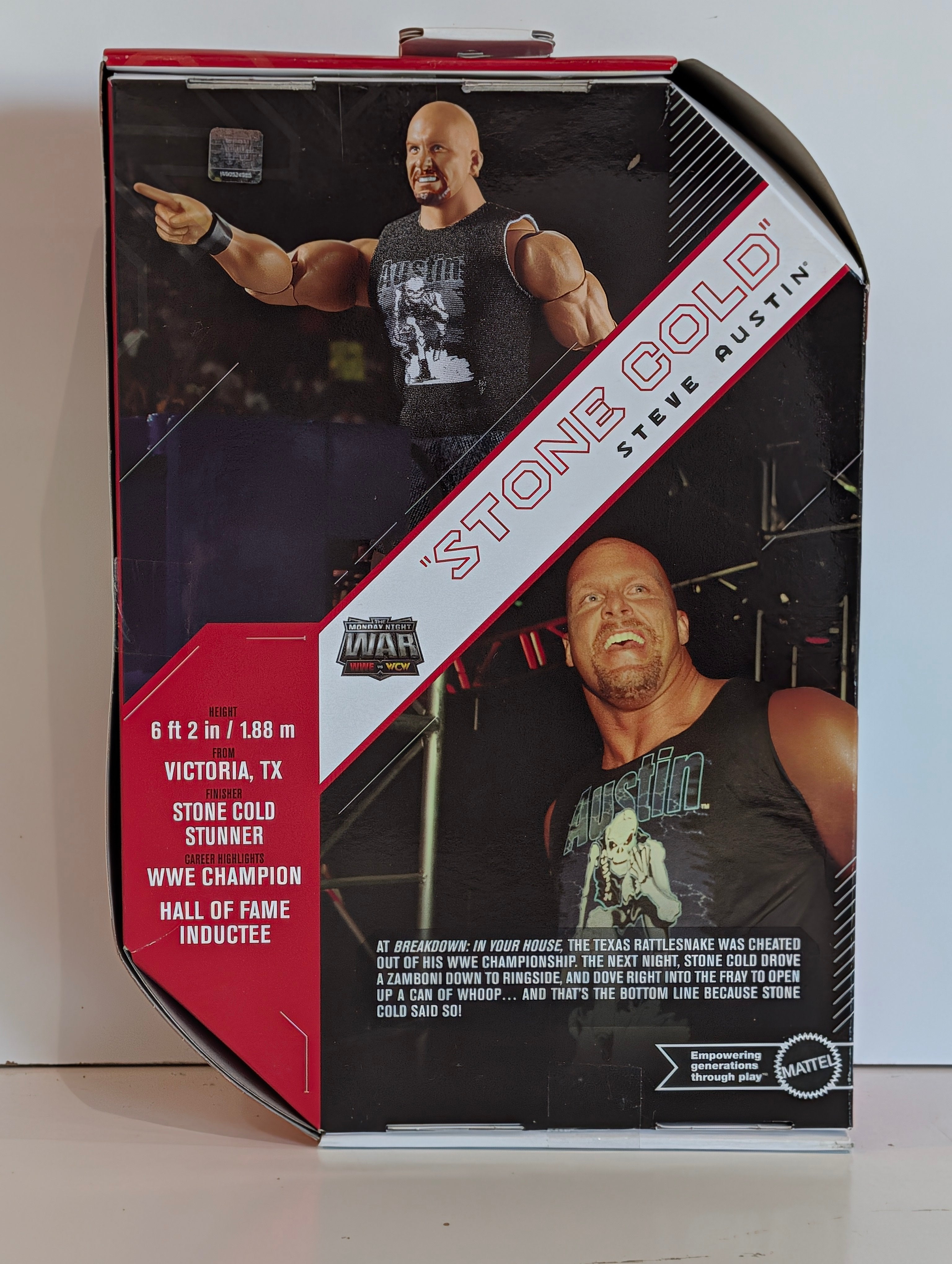 WWE Stone Cold Steve Austin Ultimate Edition Figure Mattel Wrestling Figure