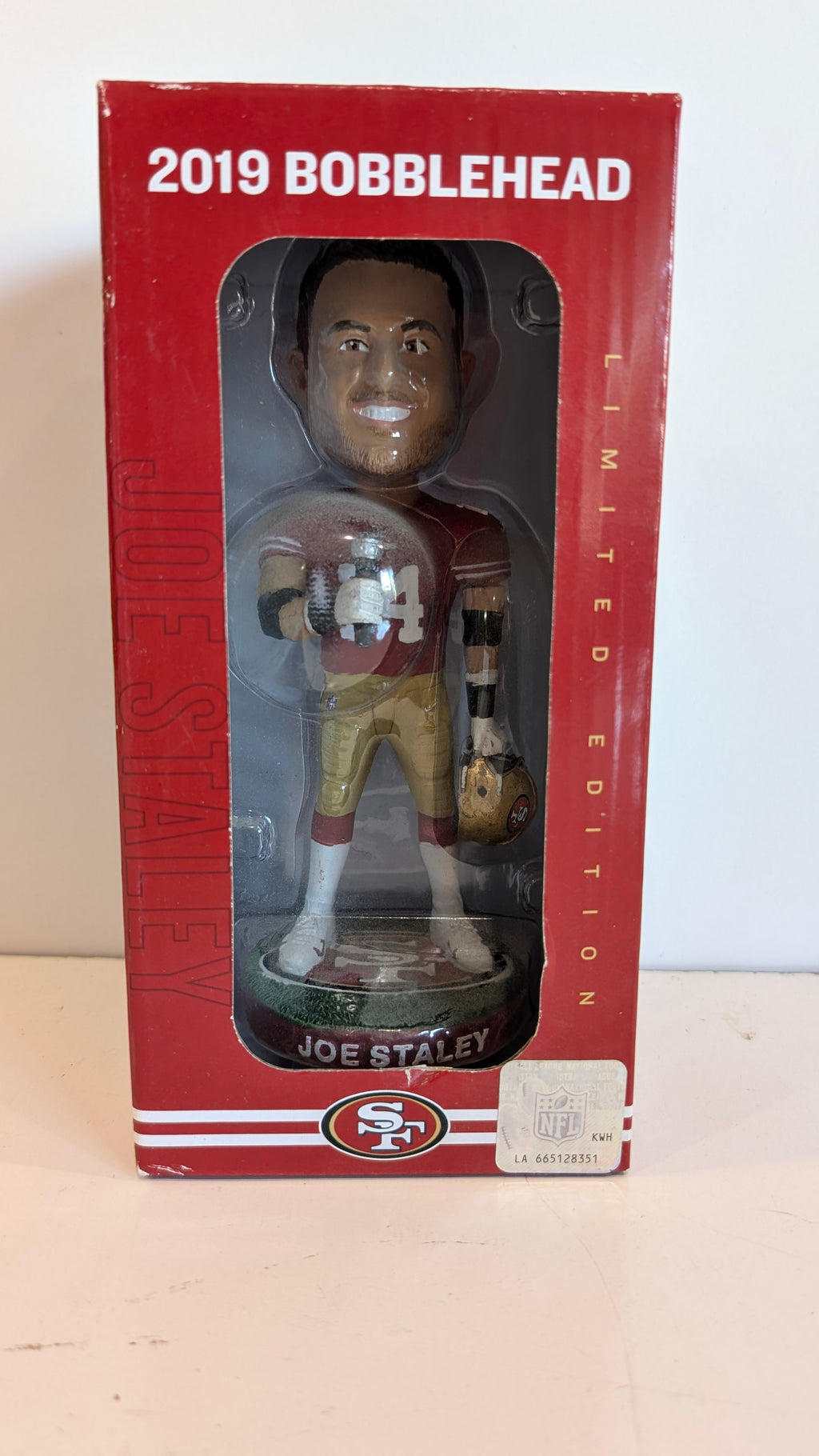 2019 Joe Staley Bobblehead San Francisco 49ers Limited Edition NFL Figure