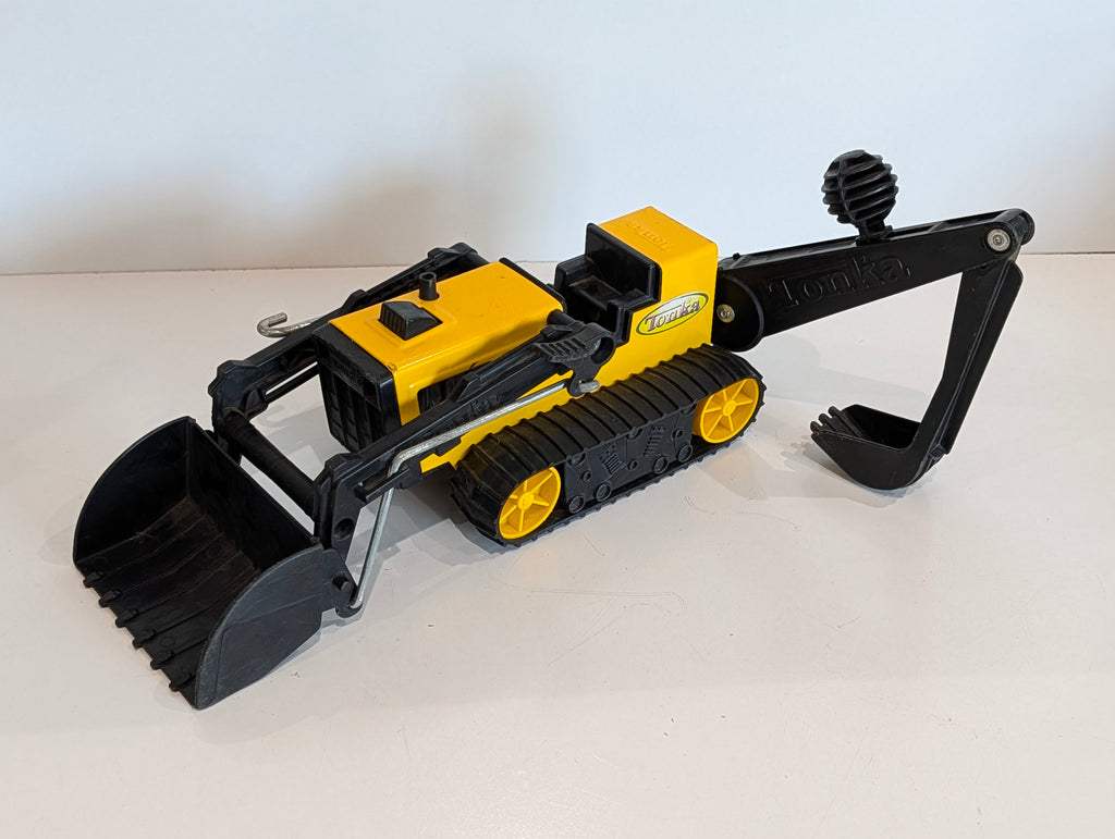 Tonka Vintage 2012 Hasbro Track Loader Excavator Toy Bulldozer Truck
