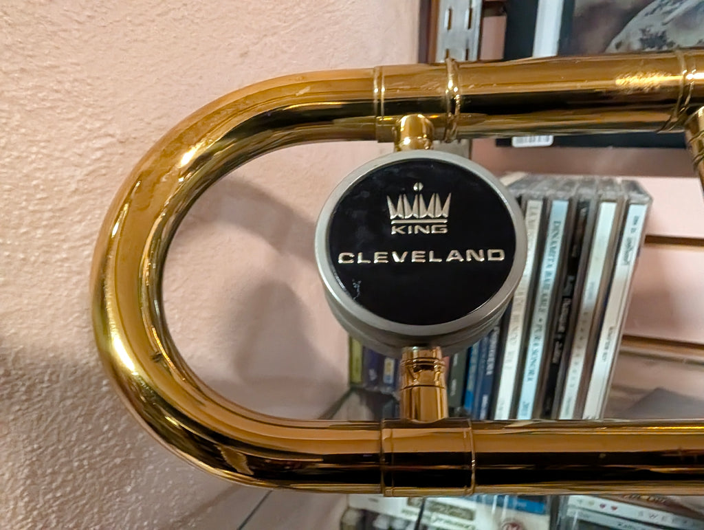 King Cleveland Brass Trombone Instrument Slide Trombone Professional Band Horn