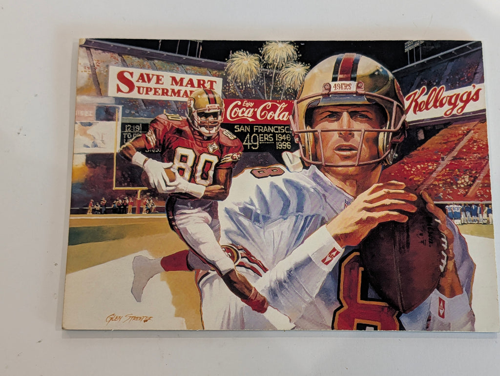 Vintage San Francisco 49ers Save Mart 9 Coin Collector Plaque Rice Montana