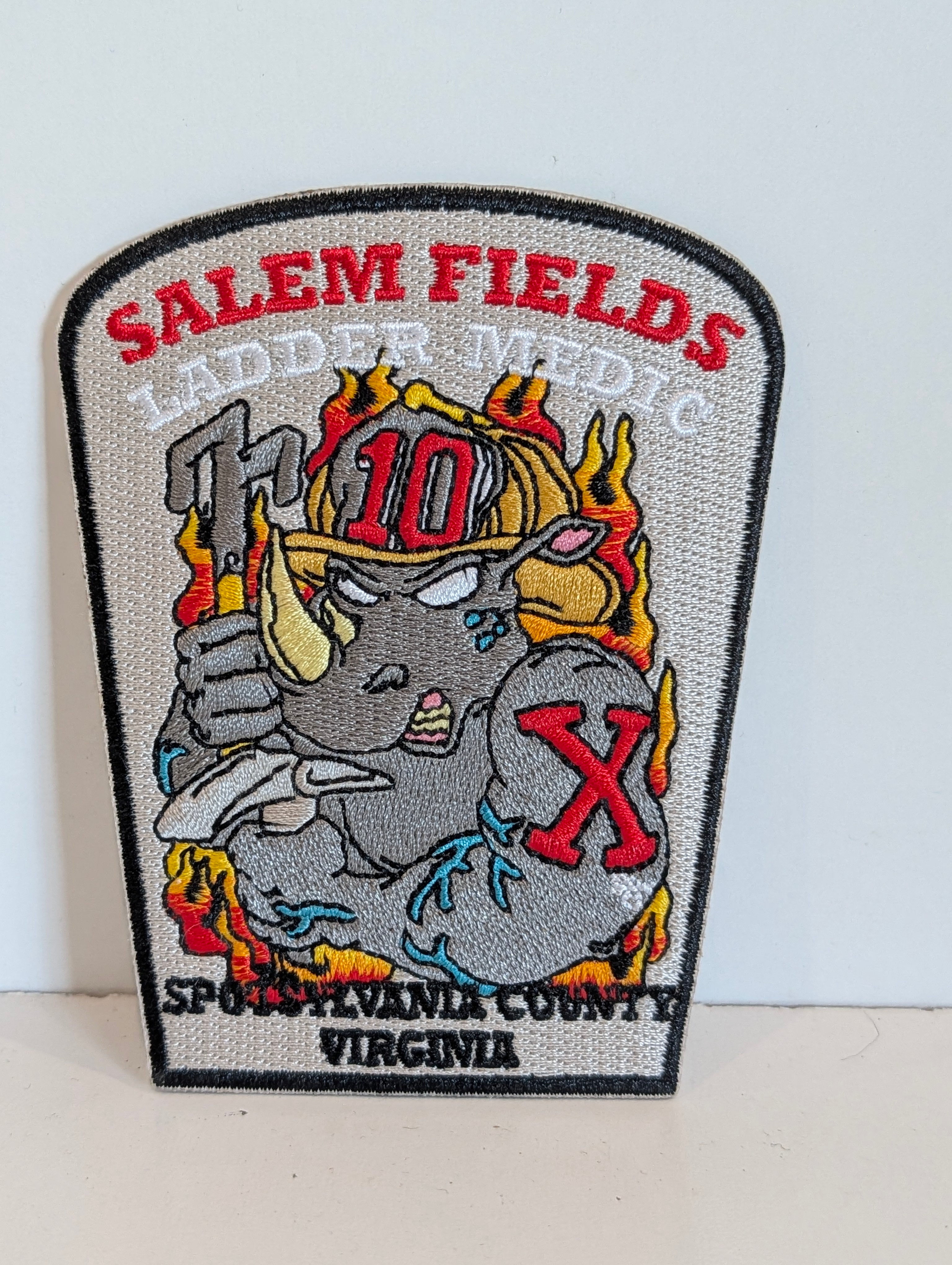 Salem Fields Fire Dept Station 10 Patch Spotsylvania County Virginia VTG