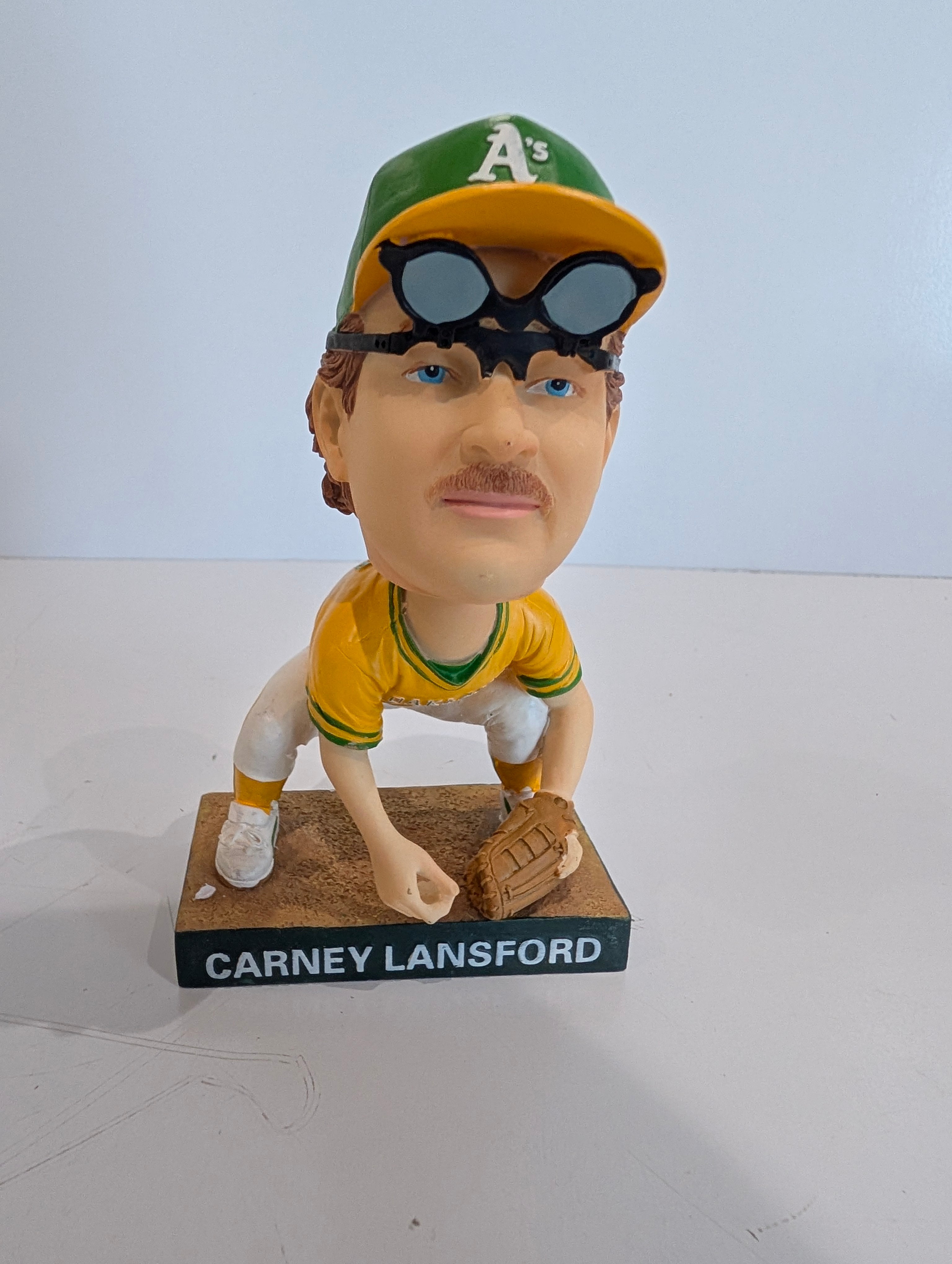 Vintage Carney Lansford Oakland Athletics Bobblehead MLB Collectible Figurine