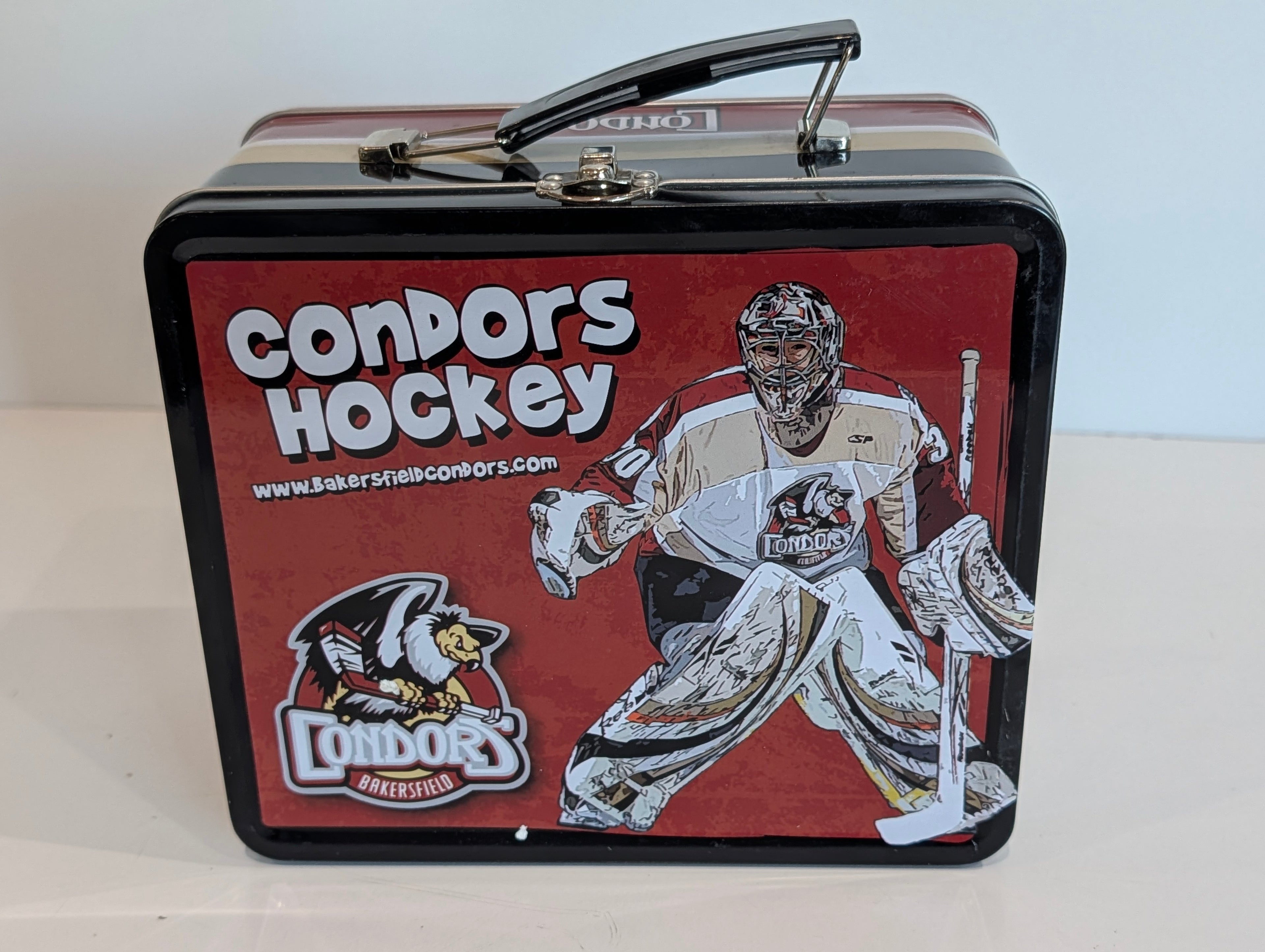 Bakersfield Condors Hockey Metal Lunchbox Tin Case NHL AHL Collectible