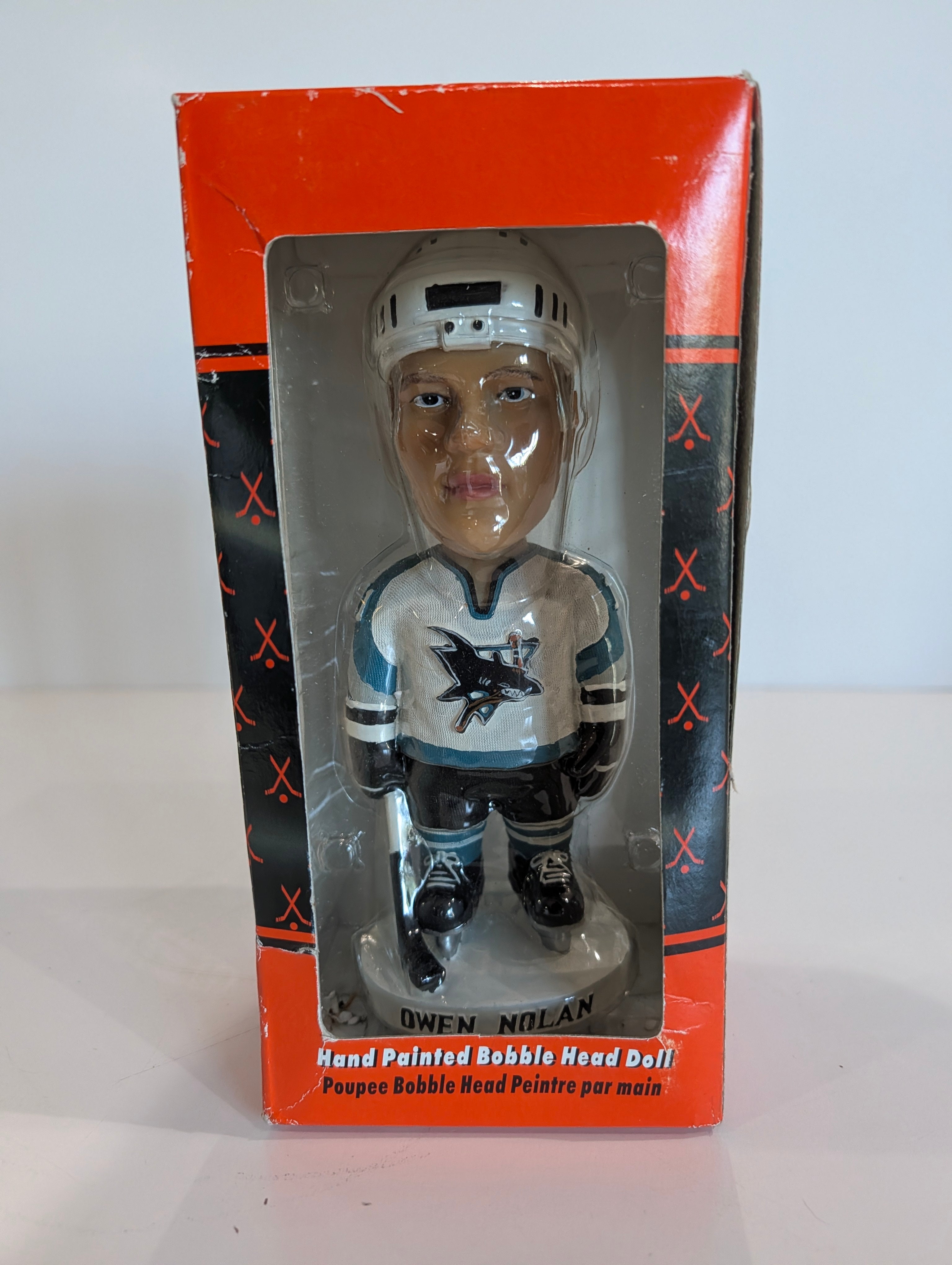 Owen Nolan San Jose Sharks Bobblehead In Box NHL Collectible Figure