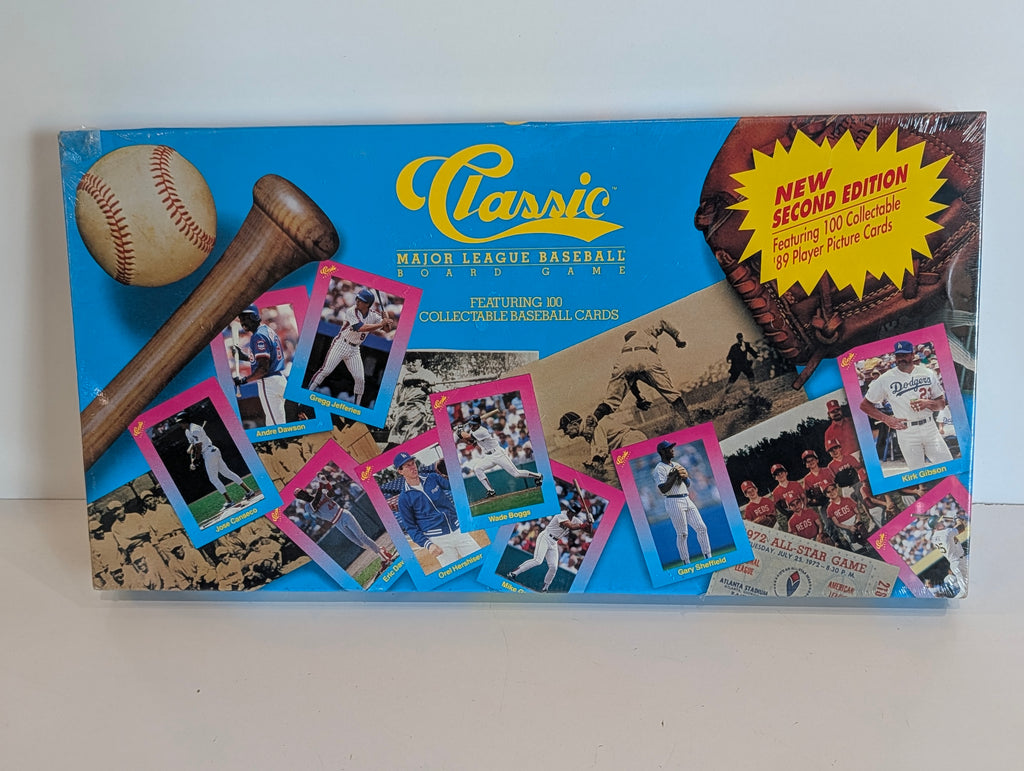 Vintage 1989 Classic MLB Board Game Second Edition 100 Cards Sealed Collectible