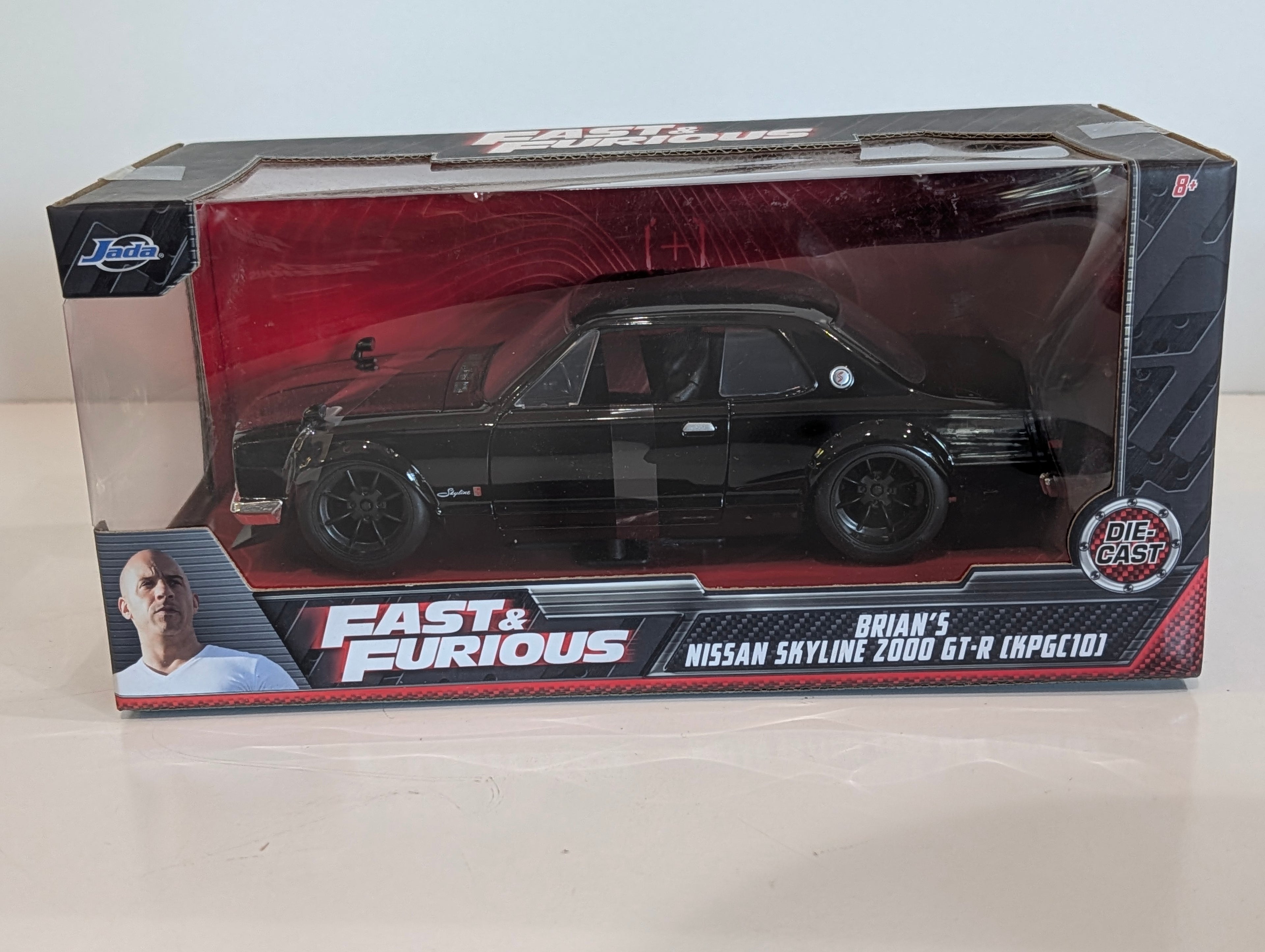 Jada Fast Furious Brian Nissan Skyline 2000 GT-R KPGC10 Diecast Model Car