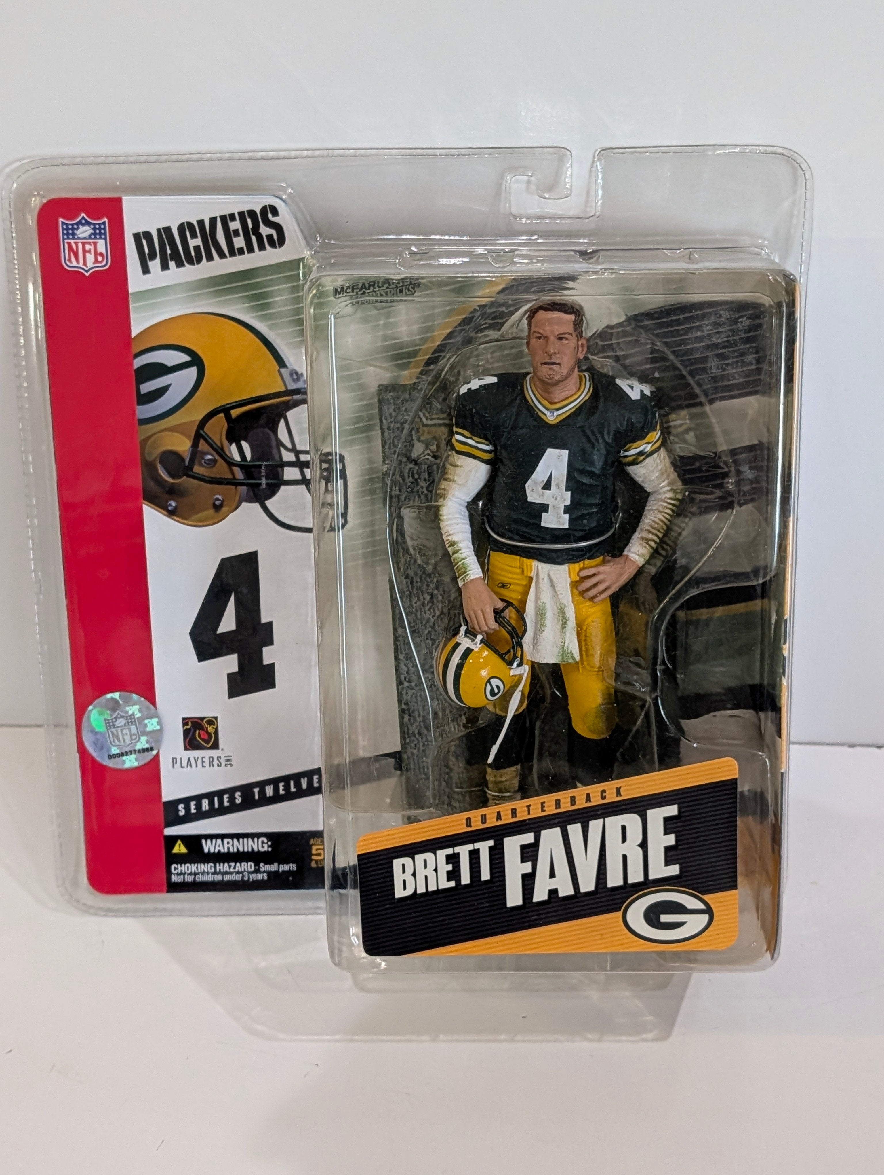 McFarlane Brett Favre Packers NFL Series 12 Action Figure Sealed Collectible