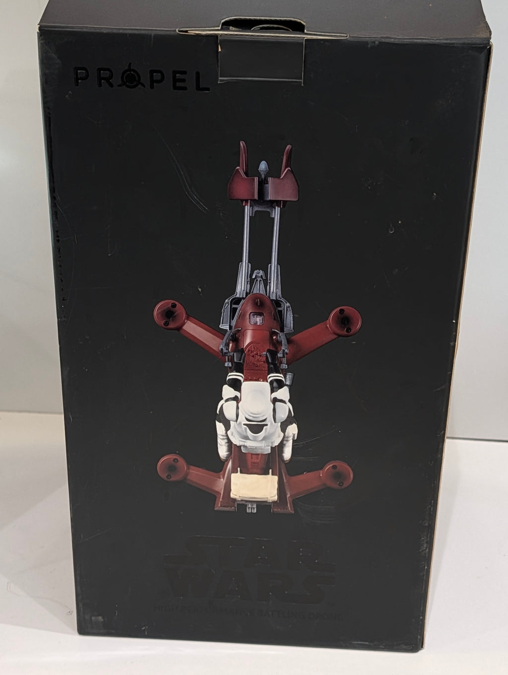 Star Wars 74-Z Speeder Bike Drone Propel Collectors Display Case Disney