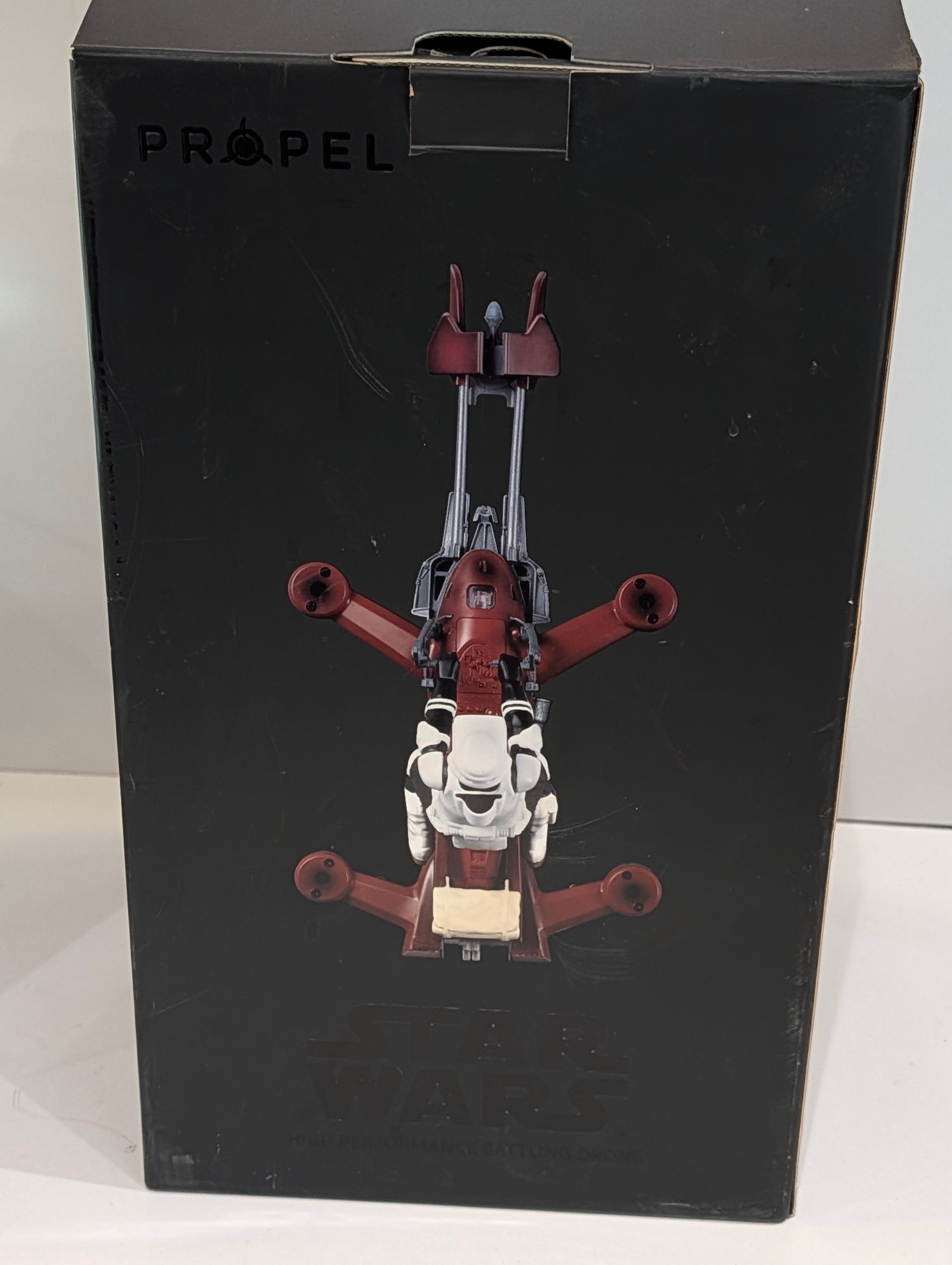 Star Wars 74-Z Speeder Bike Drone Propel Collectors Display Case Disney