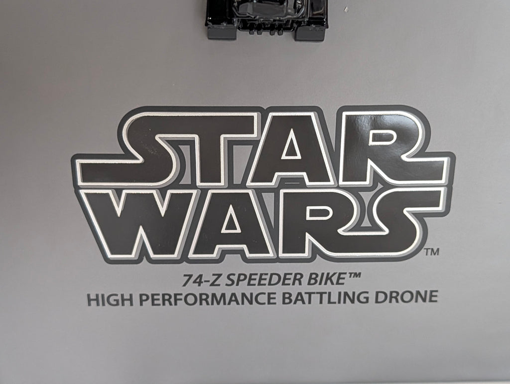 Star Wars 74-Z Speeder Bike Drone Propel Collectors Display Case Disney