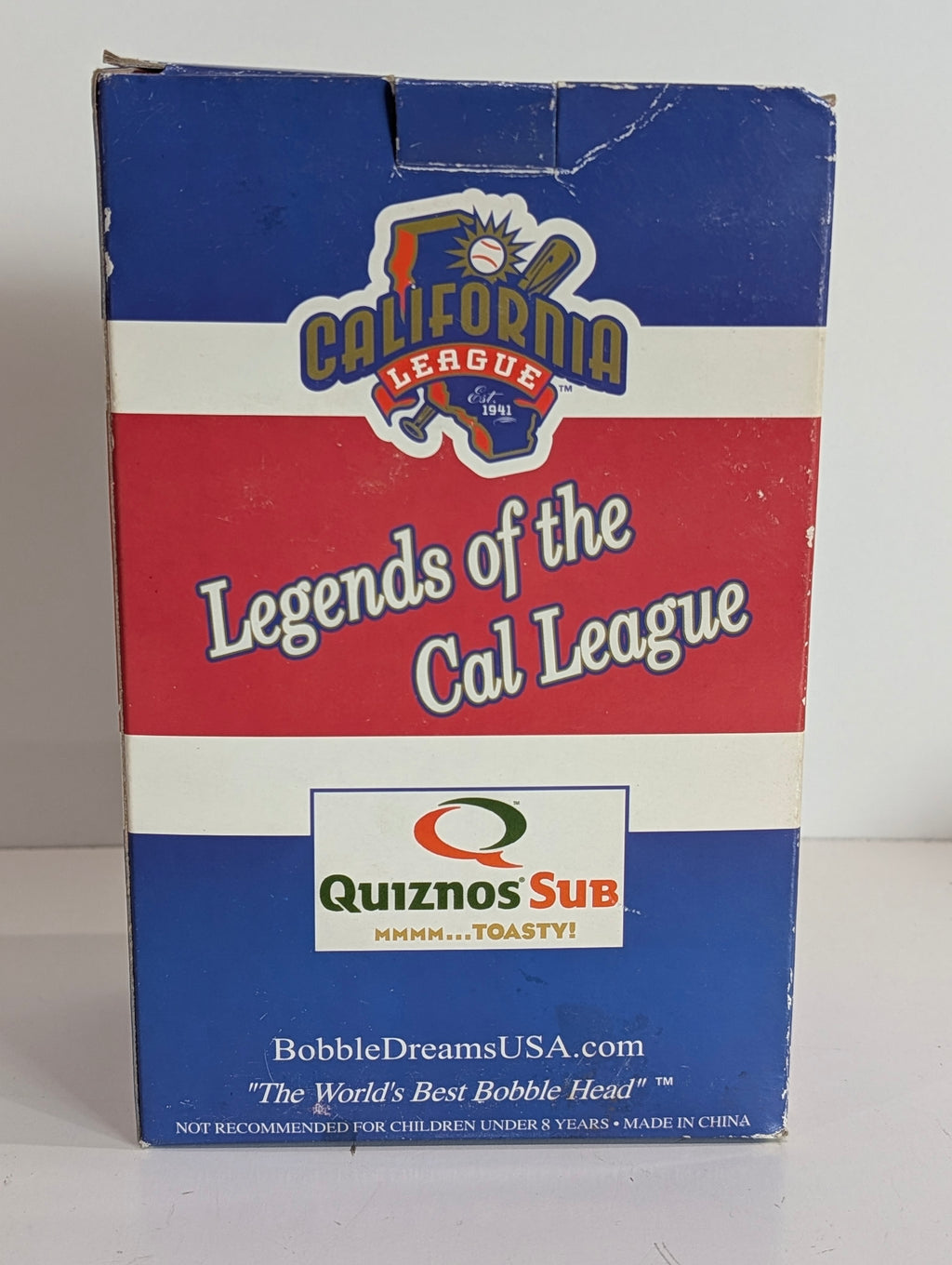 Vintage Jason Giambi Oakland Athletics #27 Bobblehead Cal League Quiznos Promo