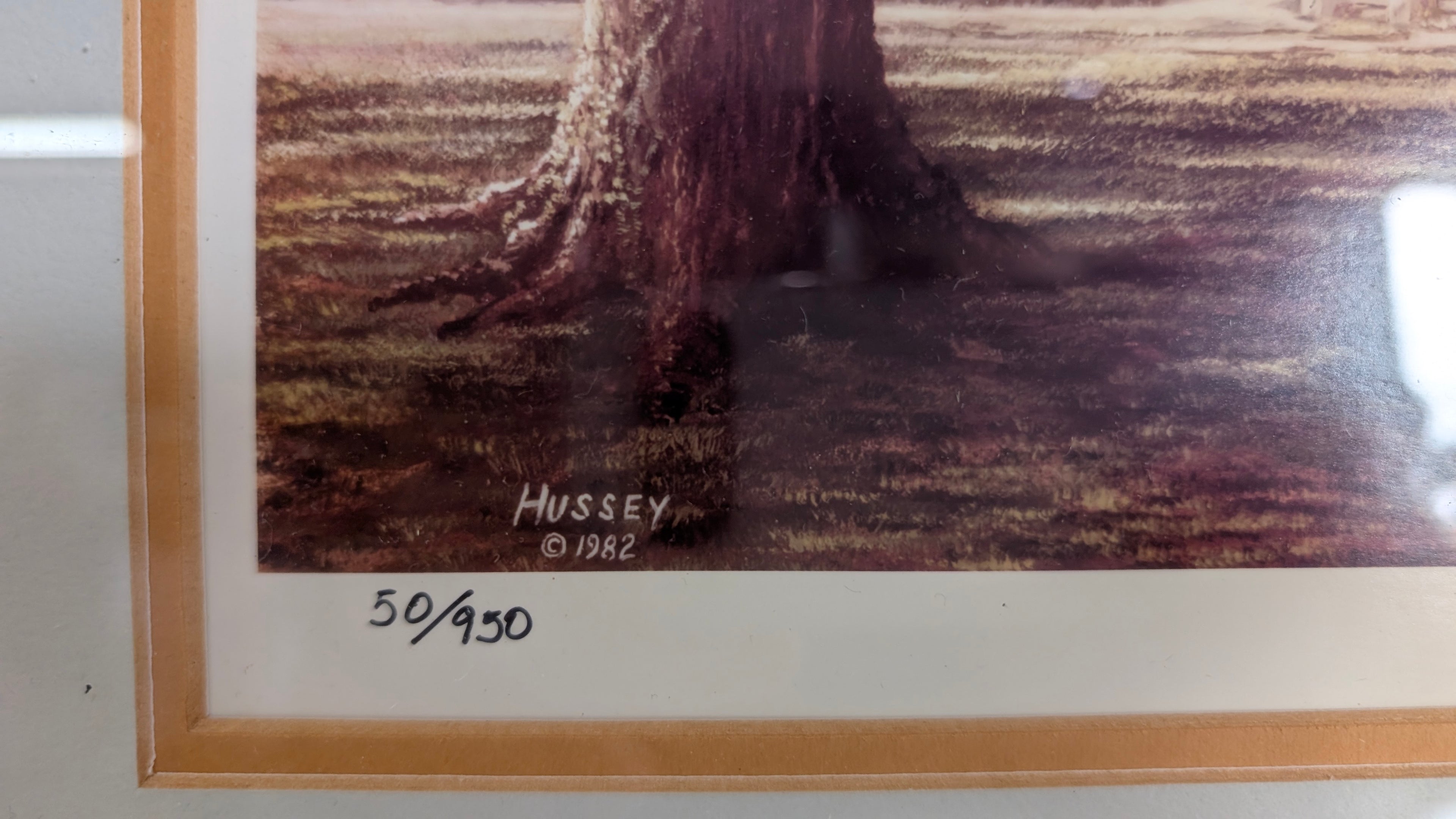 Vintage 1982 Houmas House Signed Numbered Print 50/950 Framed Artwork Decor
