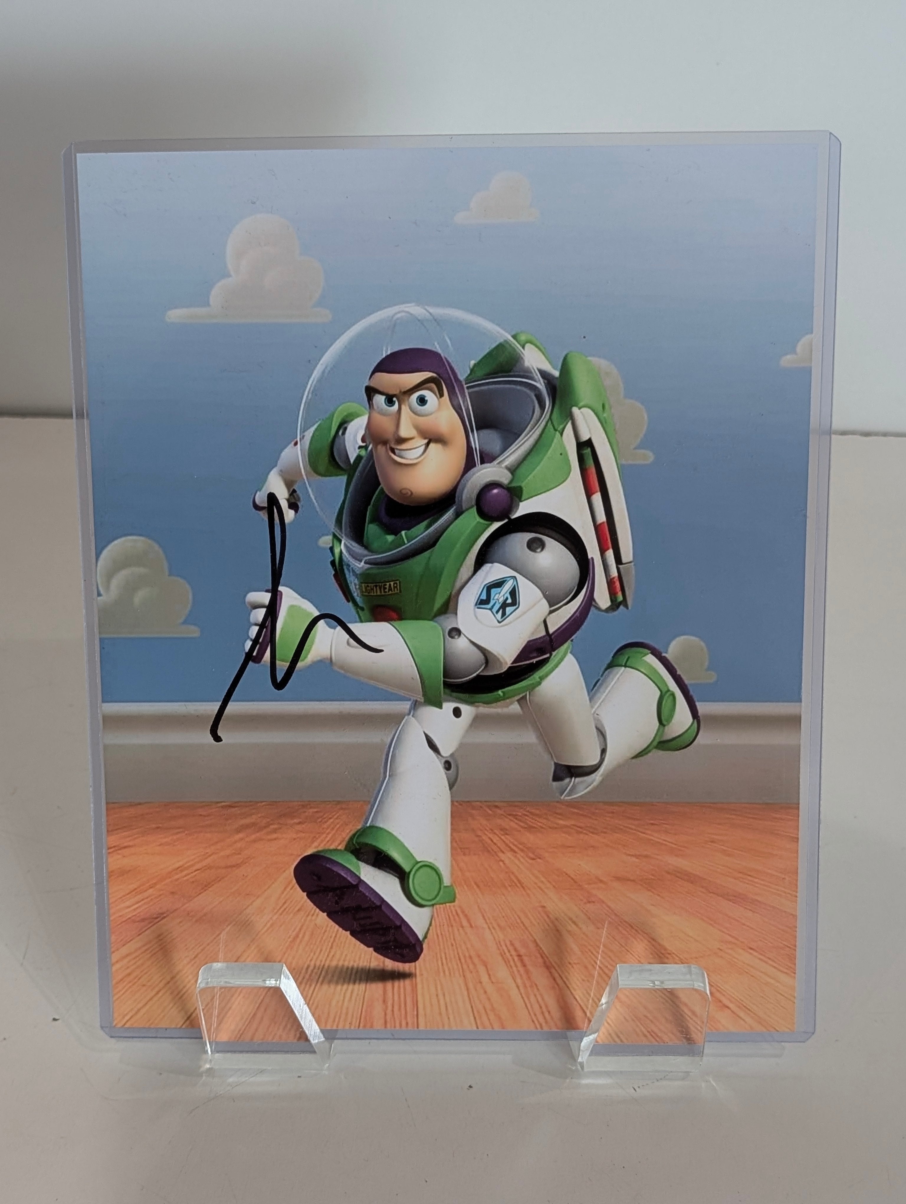 Signed Tim Allen Buzz Lightyear 8x10 Photo Toy Story Autograph Display Piece