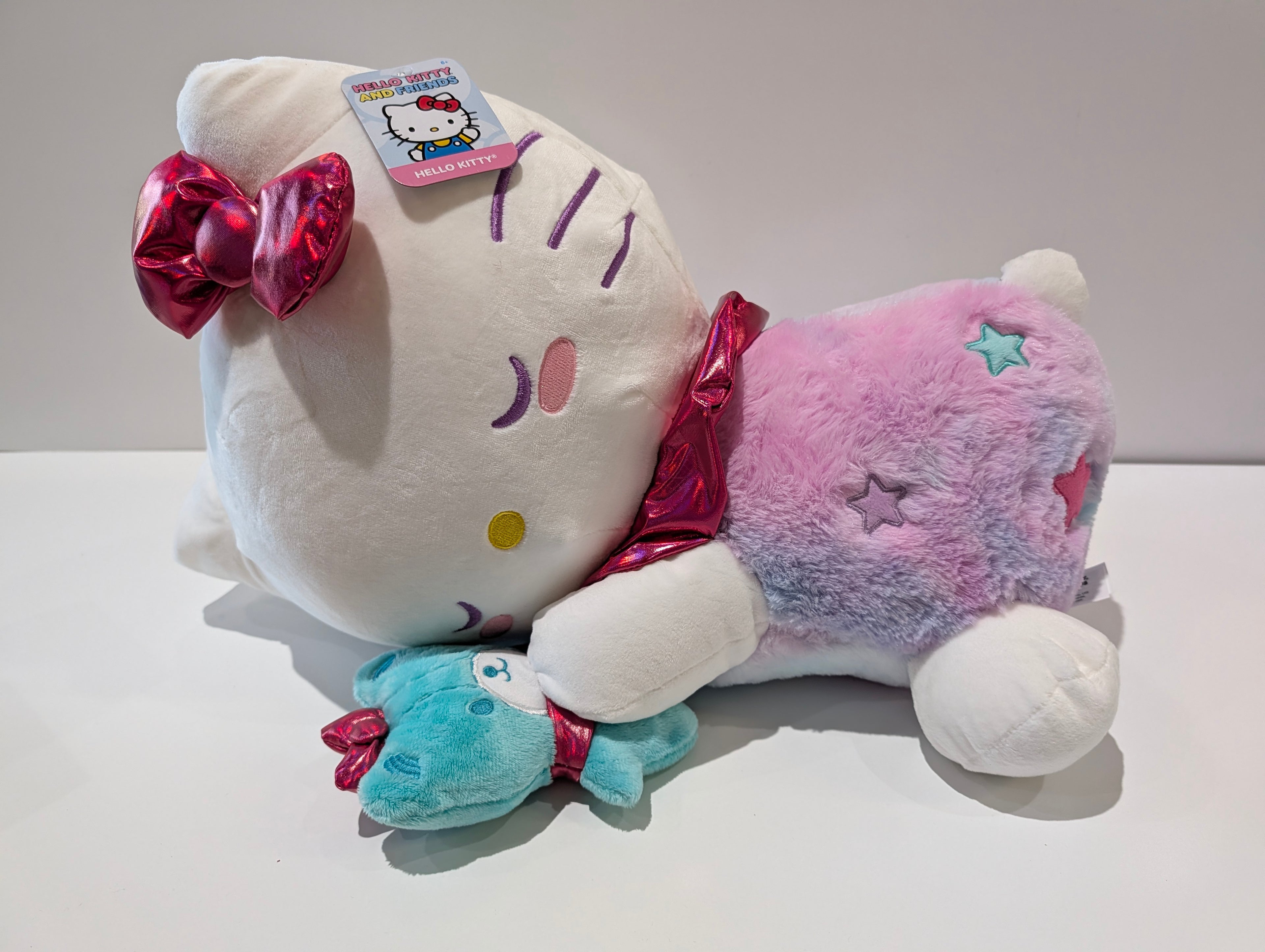 Hello Kitty Kids' 18" Sleeping Plush Stuffed Animal Toy