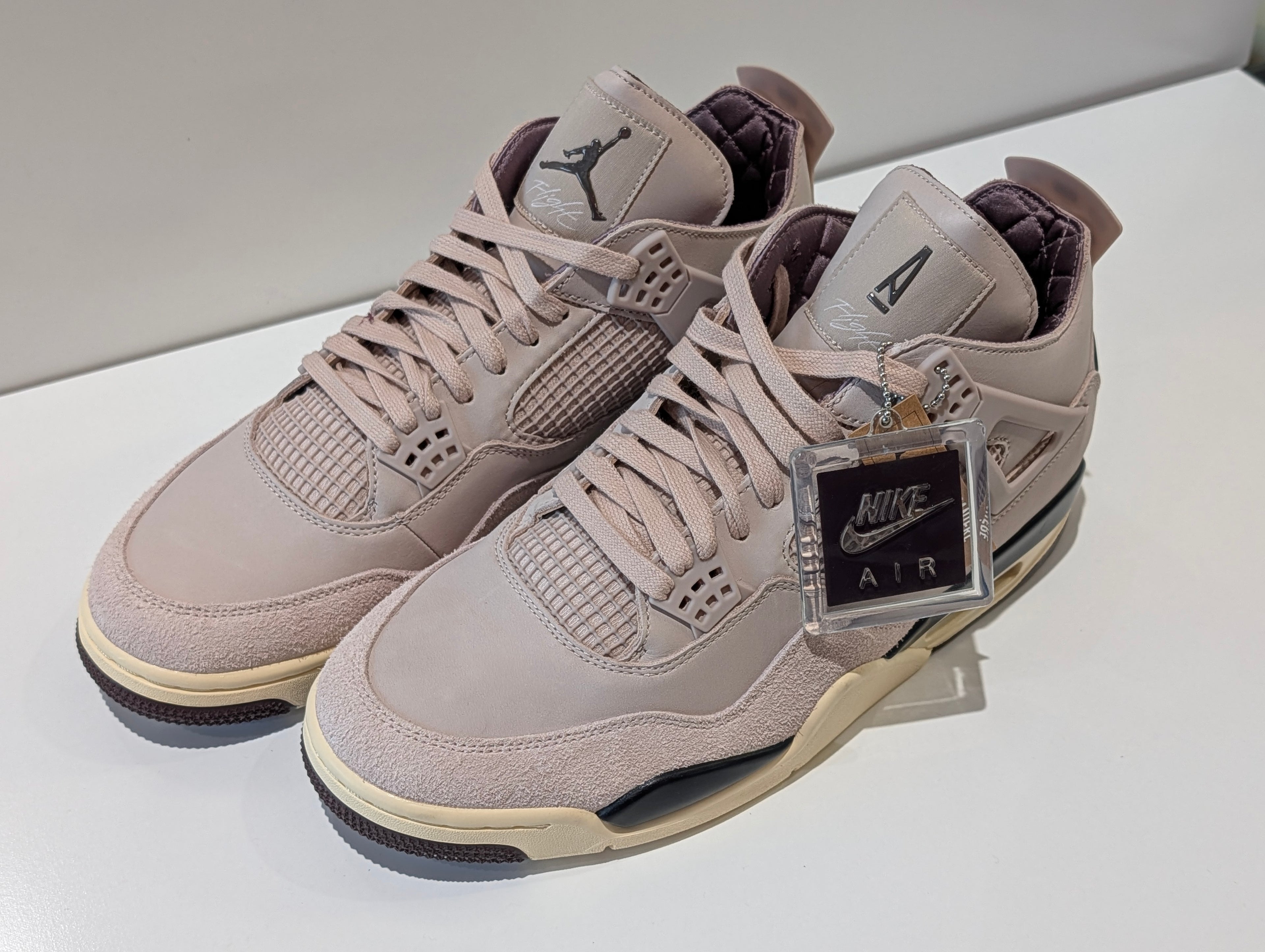 Nike Air Jordan 4 Retro OG SP Fossil Stone Size 12 Mens Taupe Haze Shoes