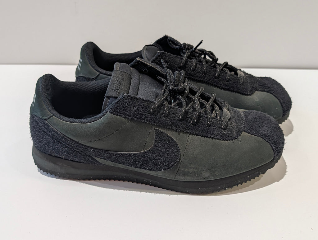 Nike Cortez Black Suede Leather Sneaker FJ5465-010 Mens Size 13.5 Rare