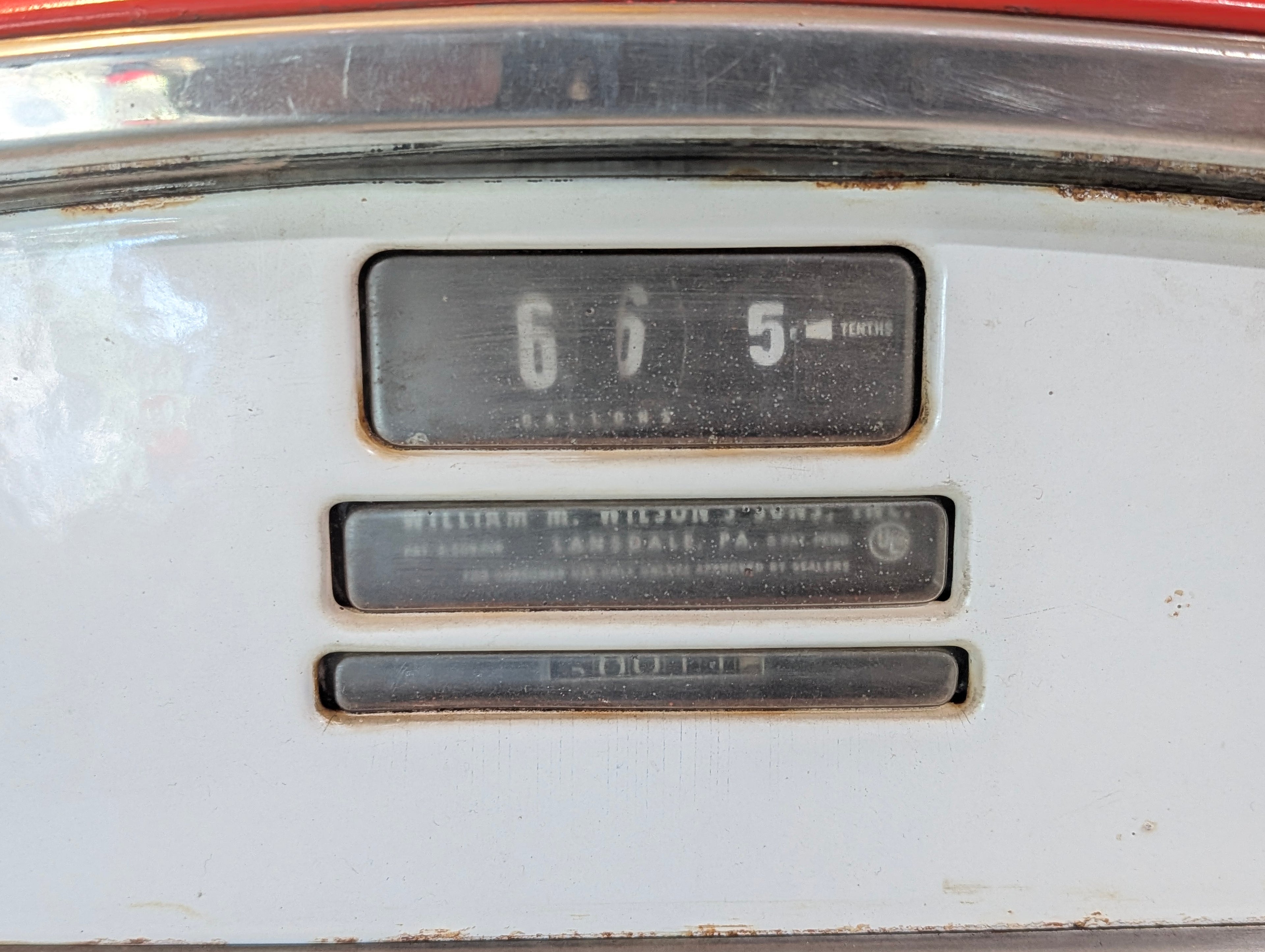 Vintage Gasboy 76 Gas Pump Cabinet Display Retro Service Station Decor