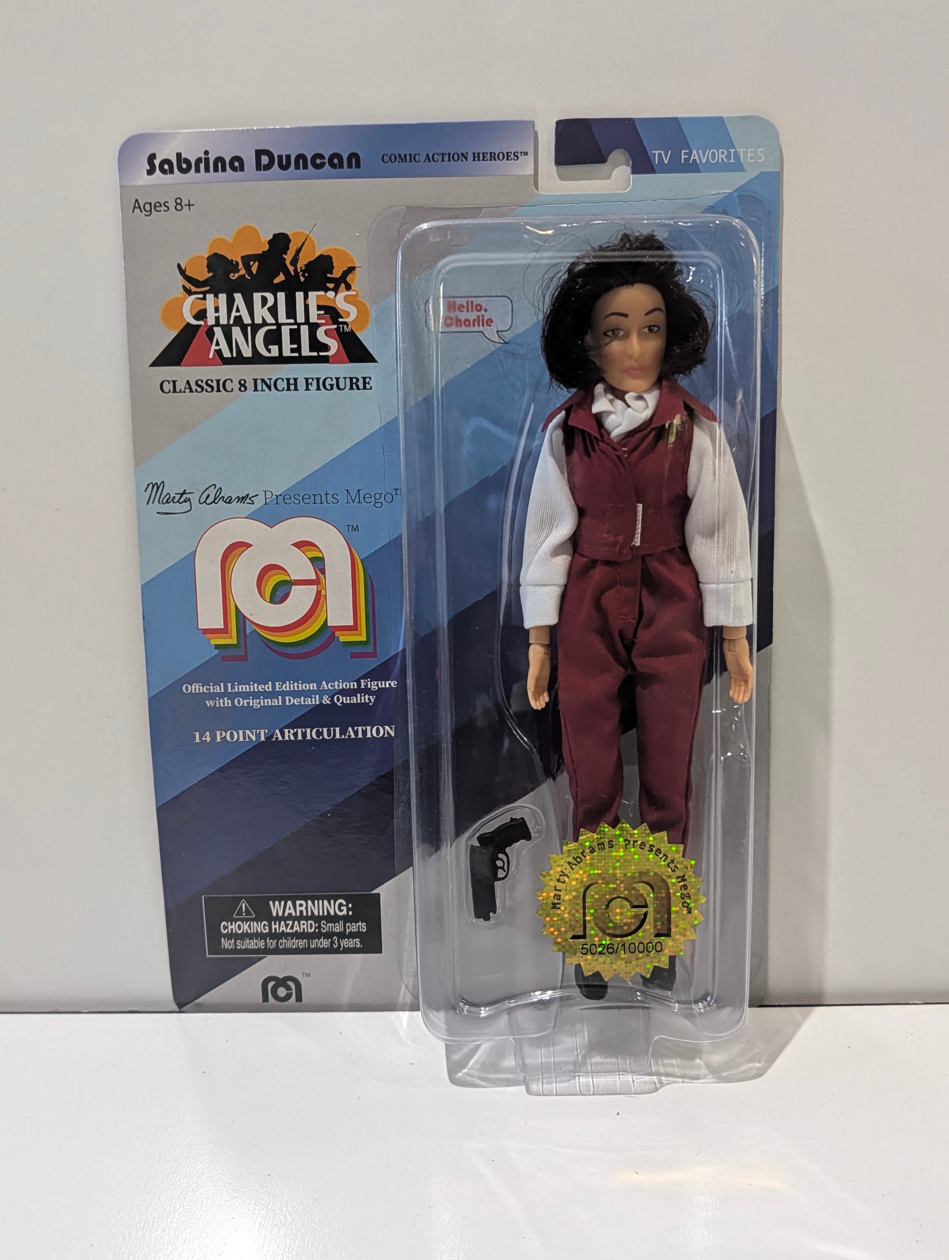 Charlies Angels Sabrina Duncan Mego 8 Inch Figure Limited Edition 5026 TV
