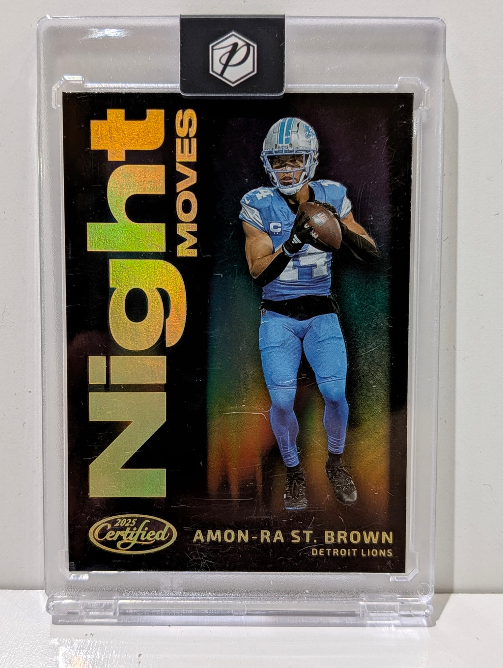 2025 Panini Certified Night Moves Amon-Ra St Brown Lions Insert Card Rare