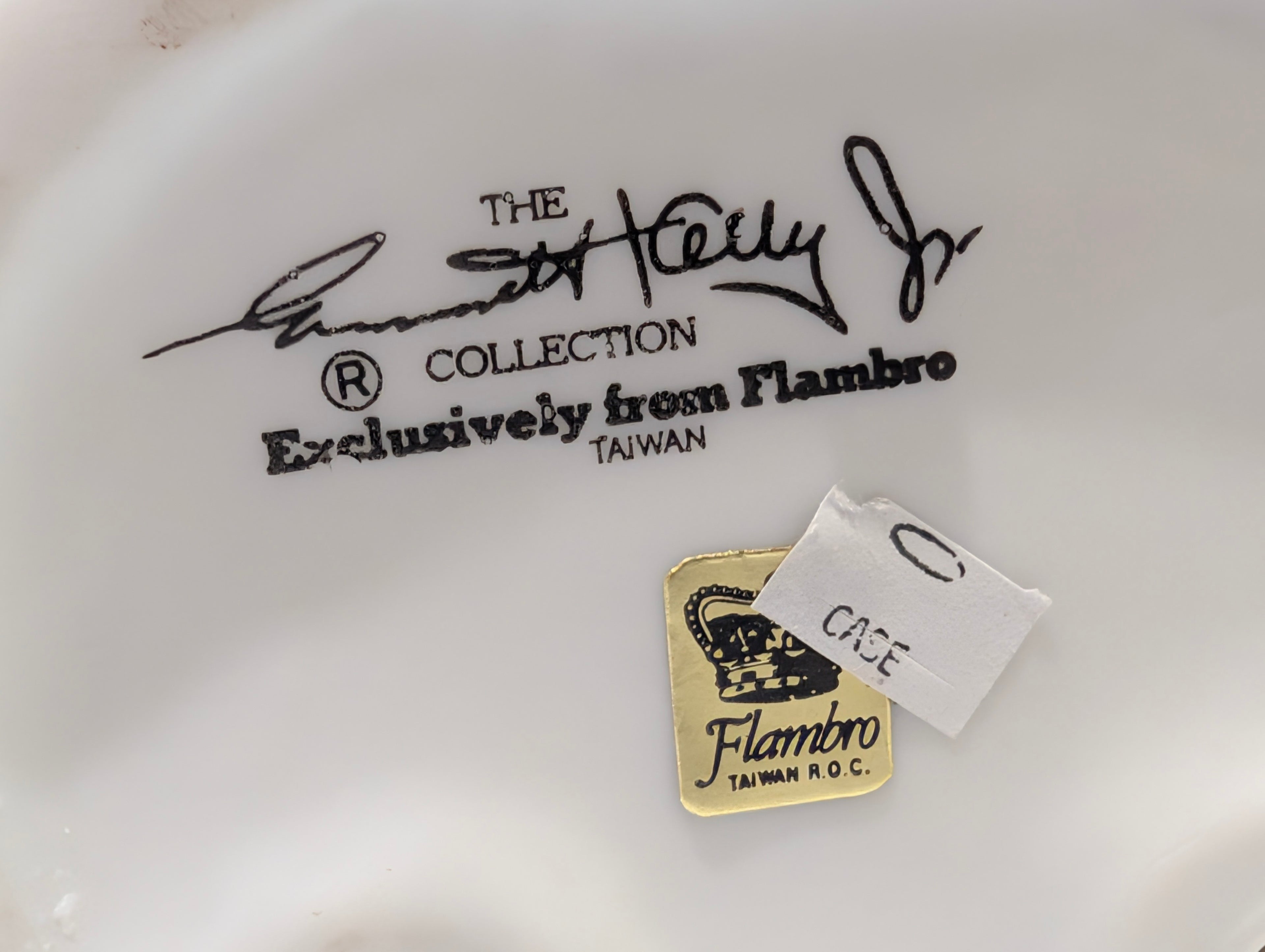 Vintage Emmett Kelly Jr Flambro Porcelain Clown Figurines Set Signed Hobo Duo