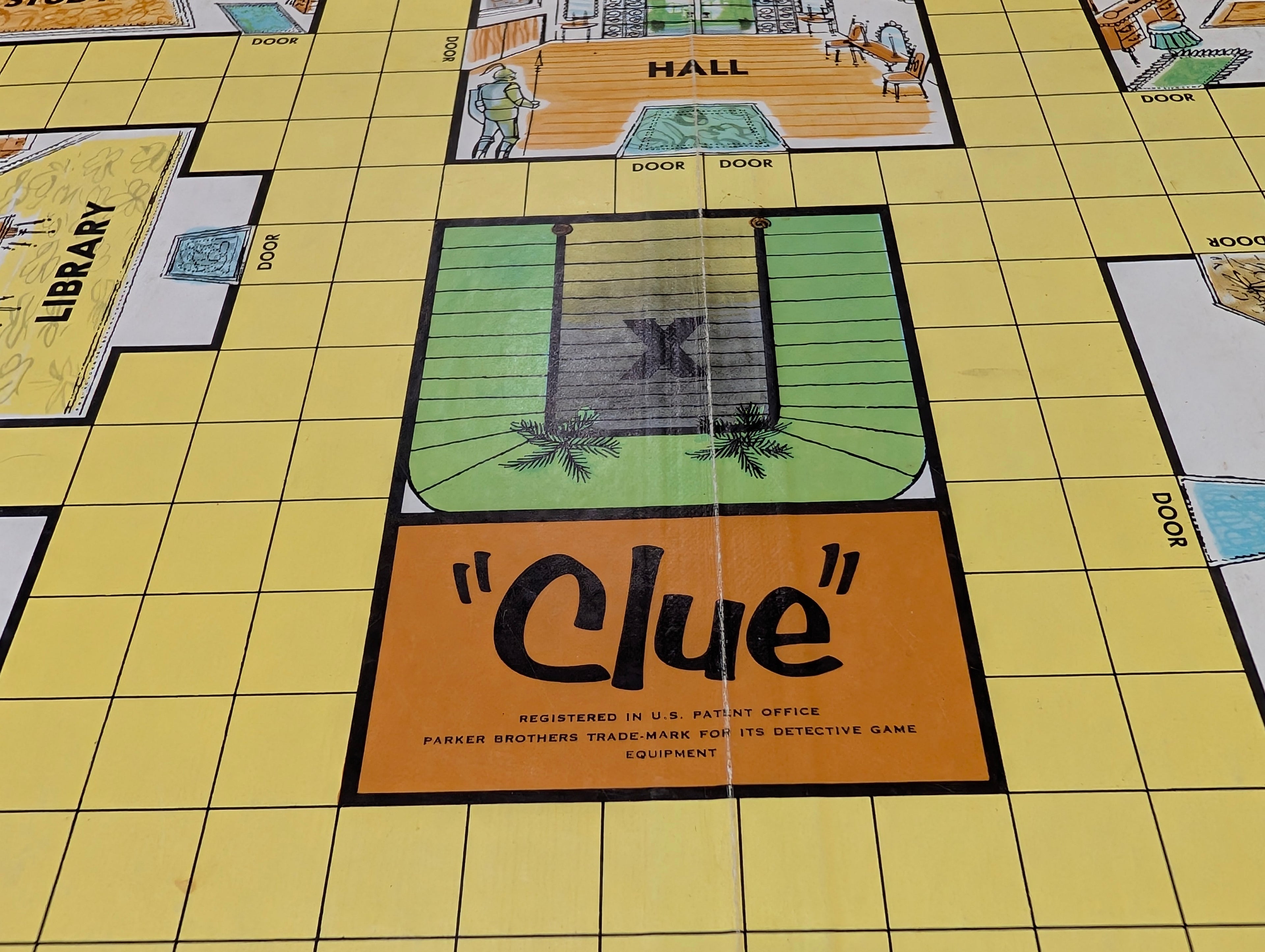 Vintage 1960 Parker Brothers Clue Detective Game Complete Board Set USA