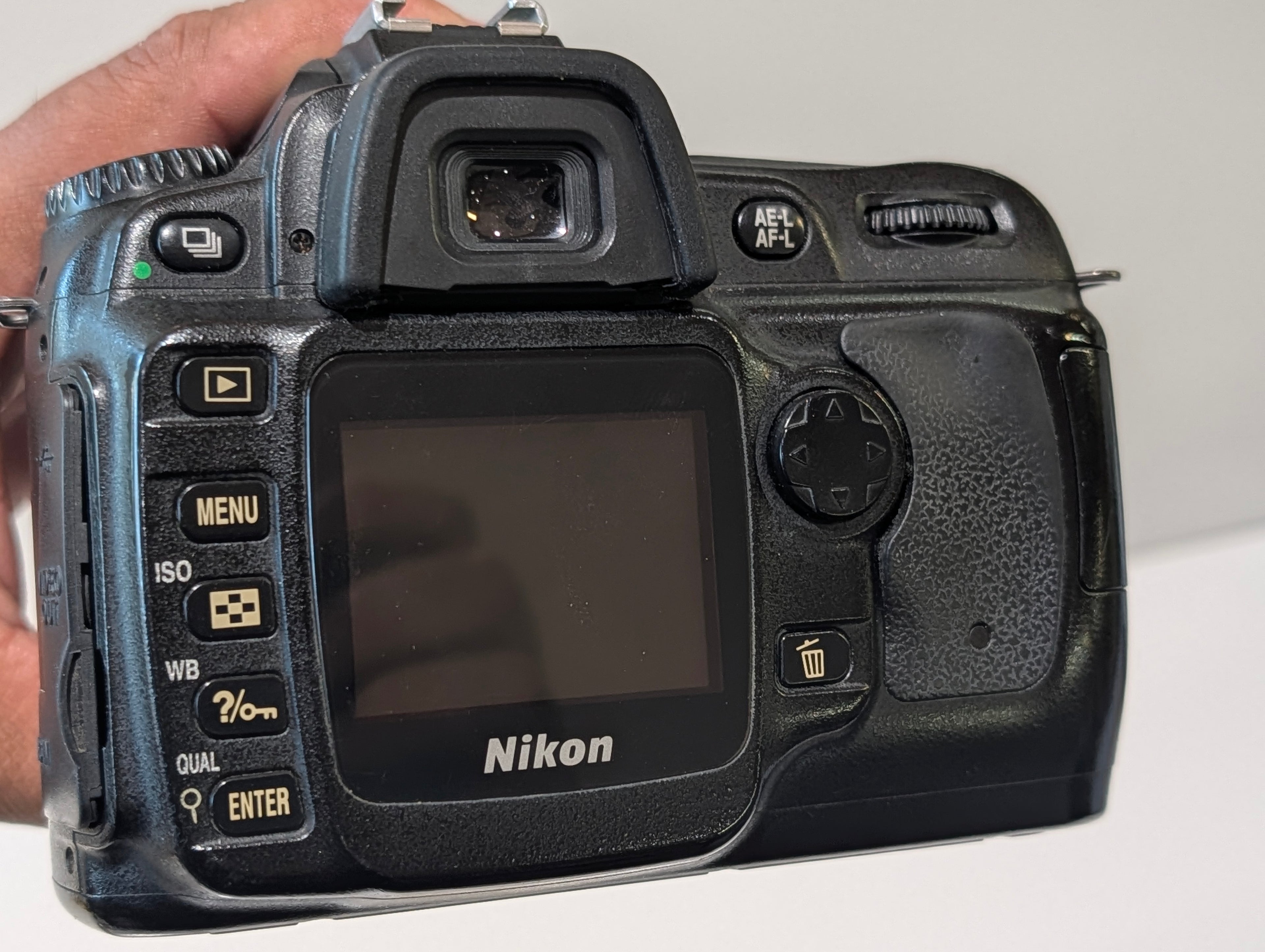 Nikon D50 DSLR Camera Kit 18-55mm AF-S DX Lens Battery No Charger Tested