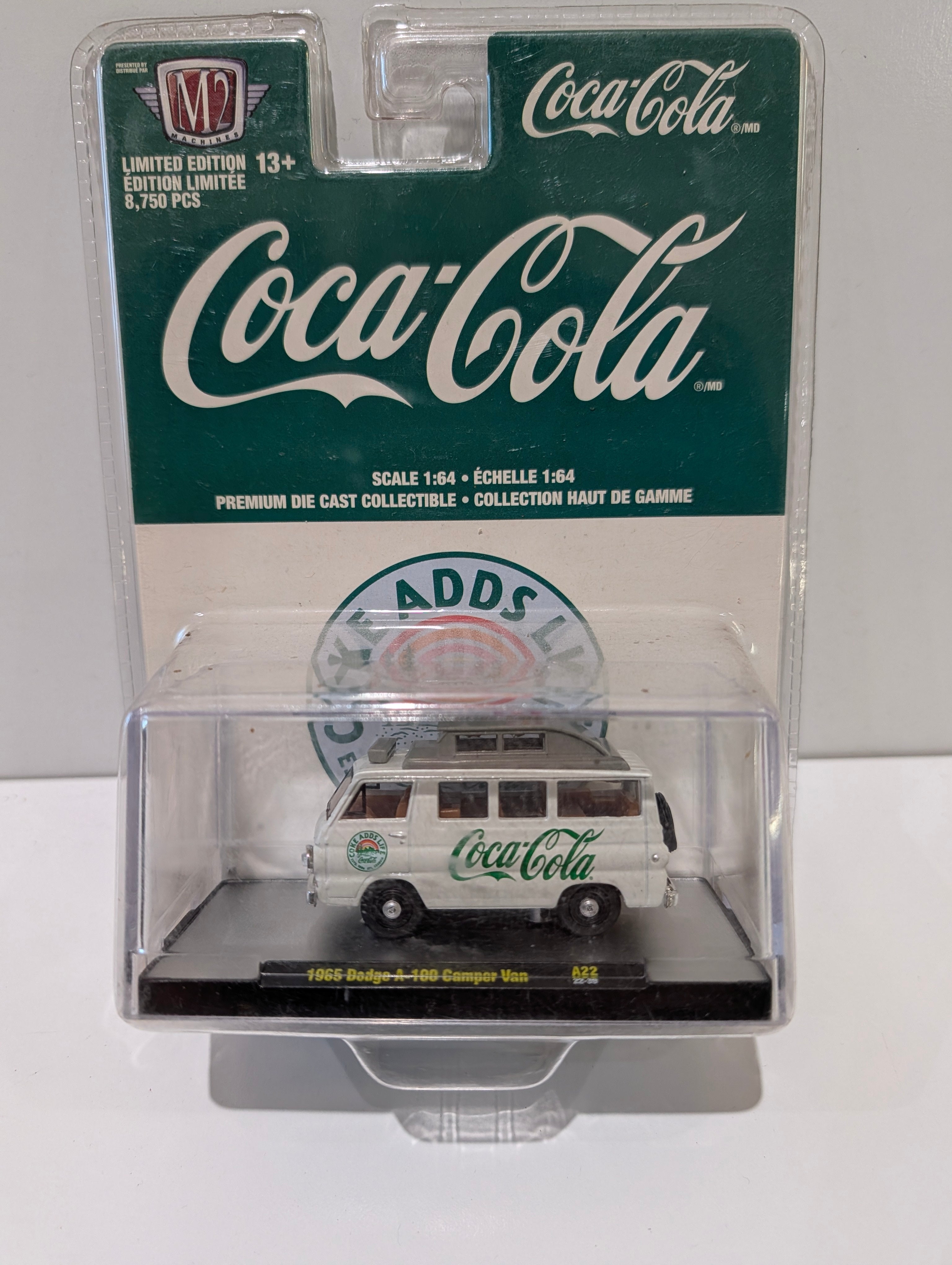 M2 Machines Coca-Cola 1965 Dodge A100 Camper Van 1:64 Limited Edition Diecast