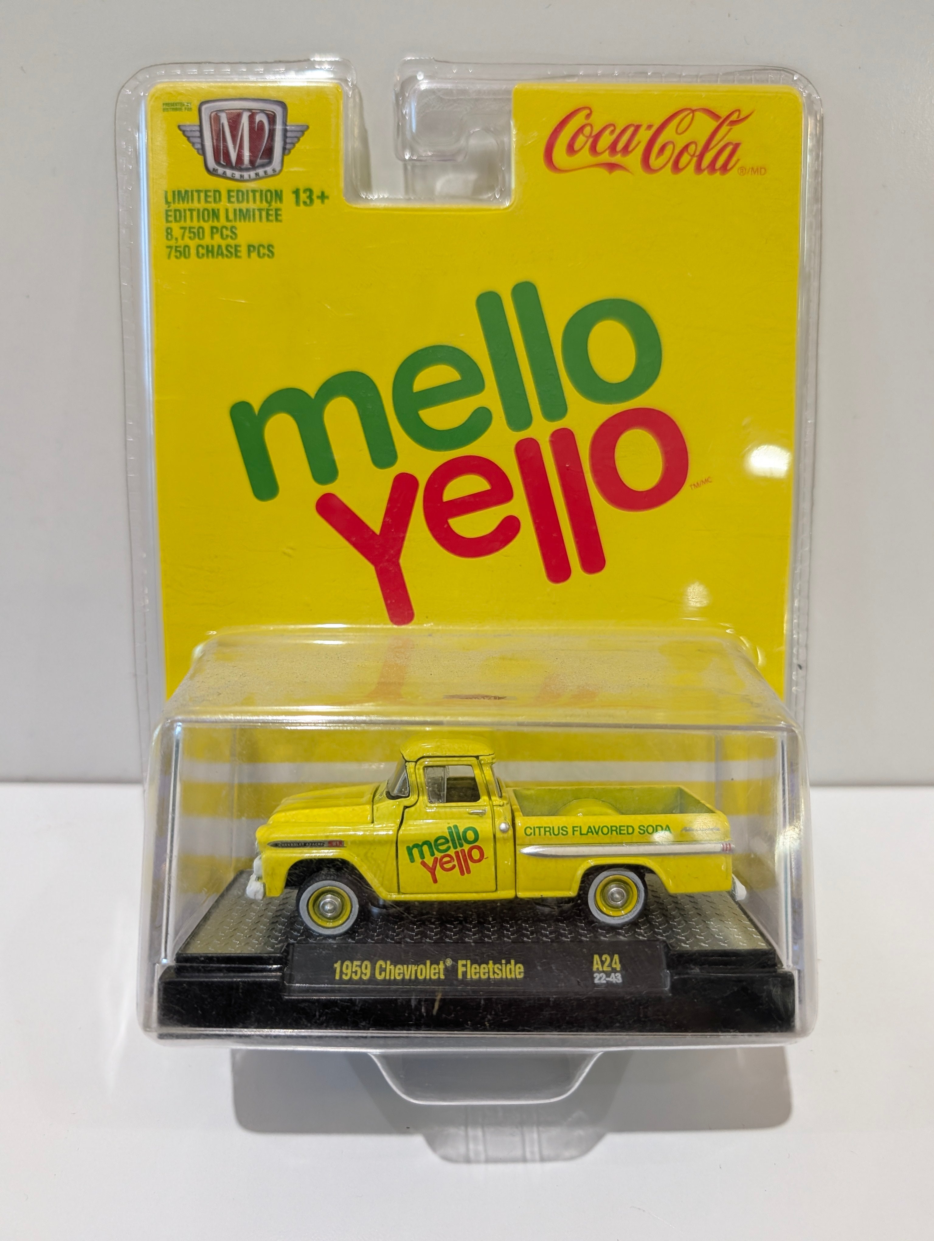 M2 Machines Mello Yello 1959 Chevrolet Fleetside Pickup Limited Edition Chase