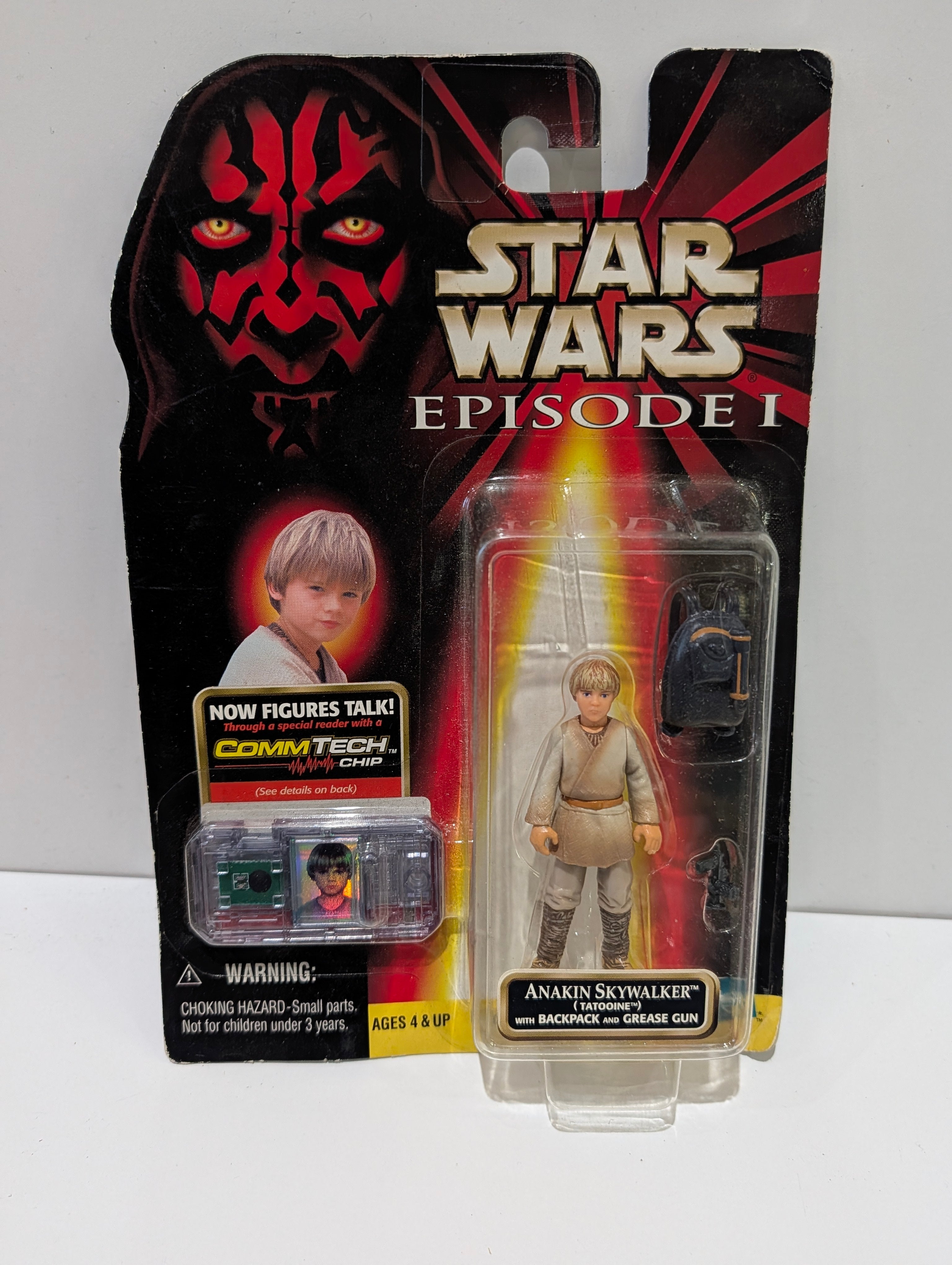 Vintage Star Wars Action Figure Lot Episode I Power Of The Force Carded Figures