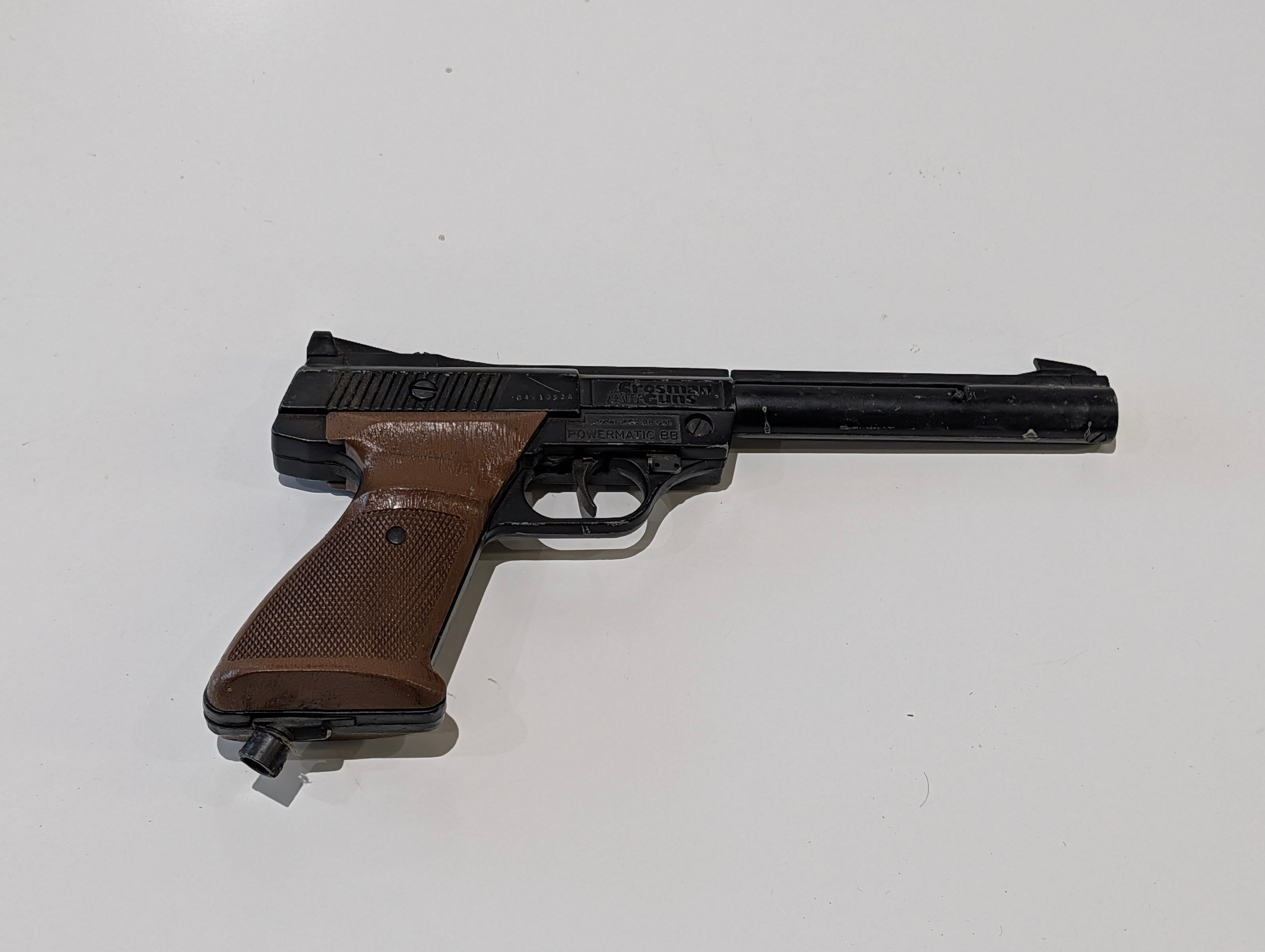 Vintage Crosman Powermatic BB Air Pistol Model 1600 CO2 Target Airgun USA