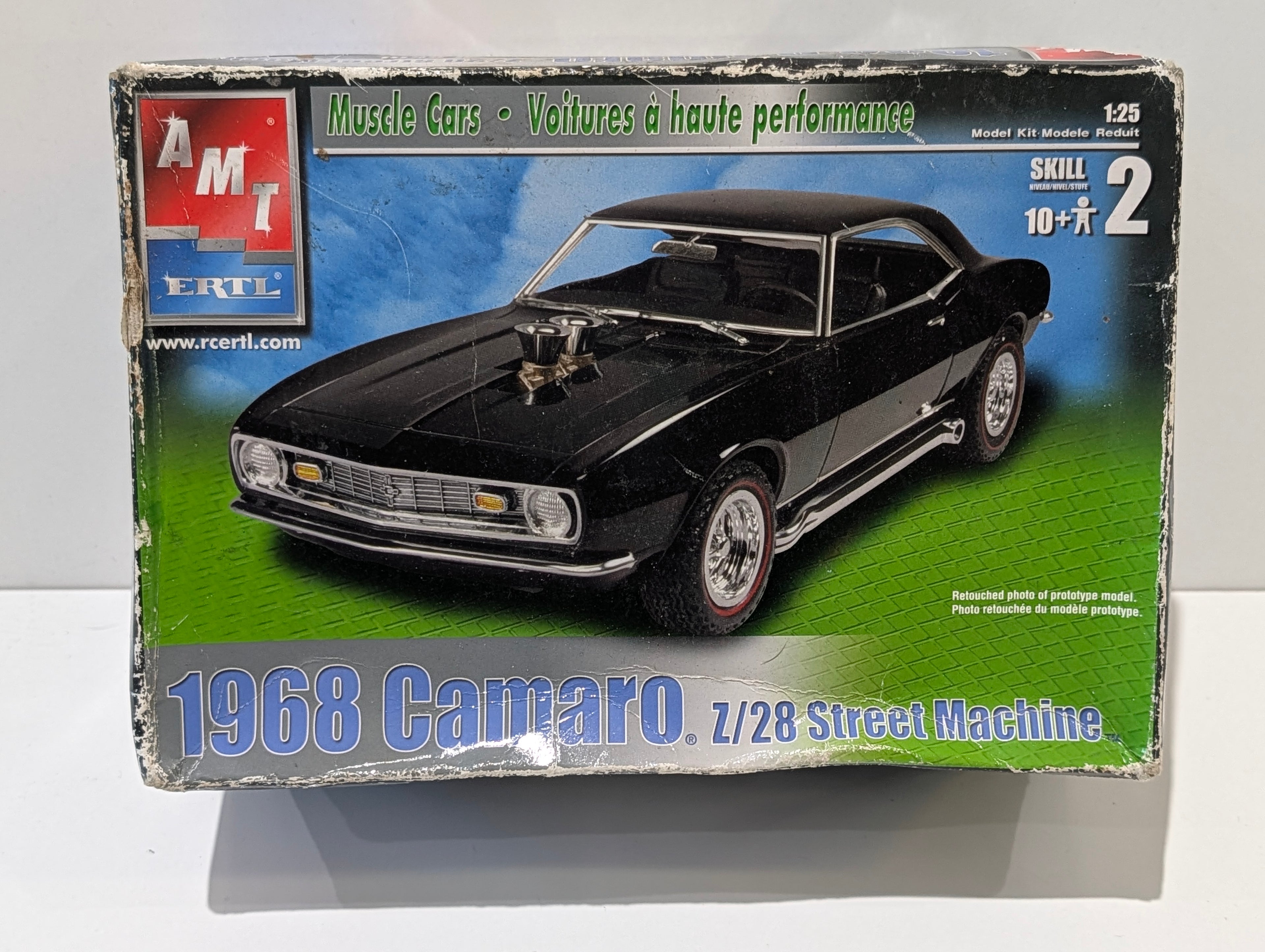 Vintage AMT Ertl 1968 Camaro Z/28 Street Machine 1:25 Model Kit Muscle Car
