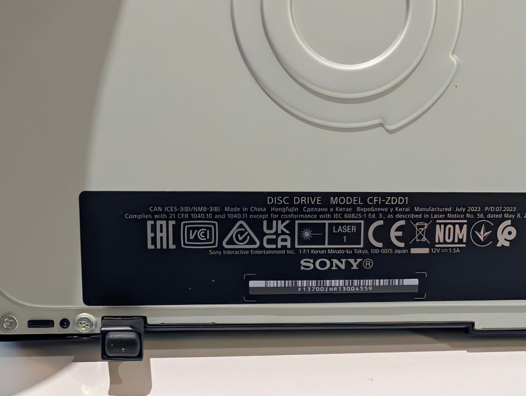 Sony PS5 Slim Disc Drive CFI-ZDD1 PlayStation 5 Console Disc Reader Module