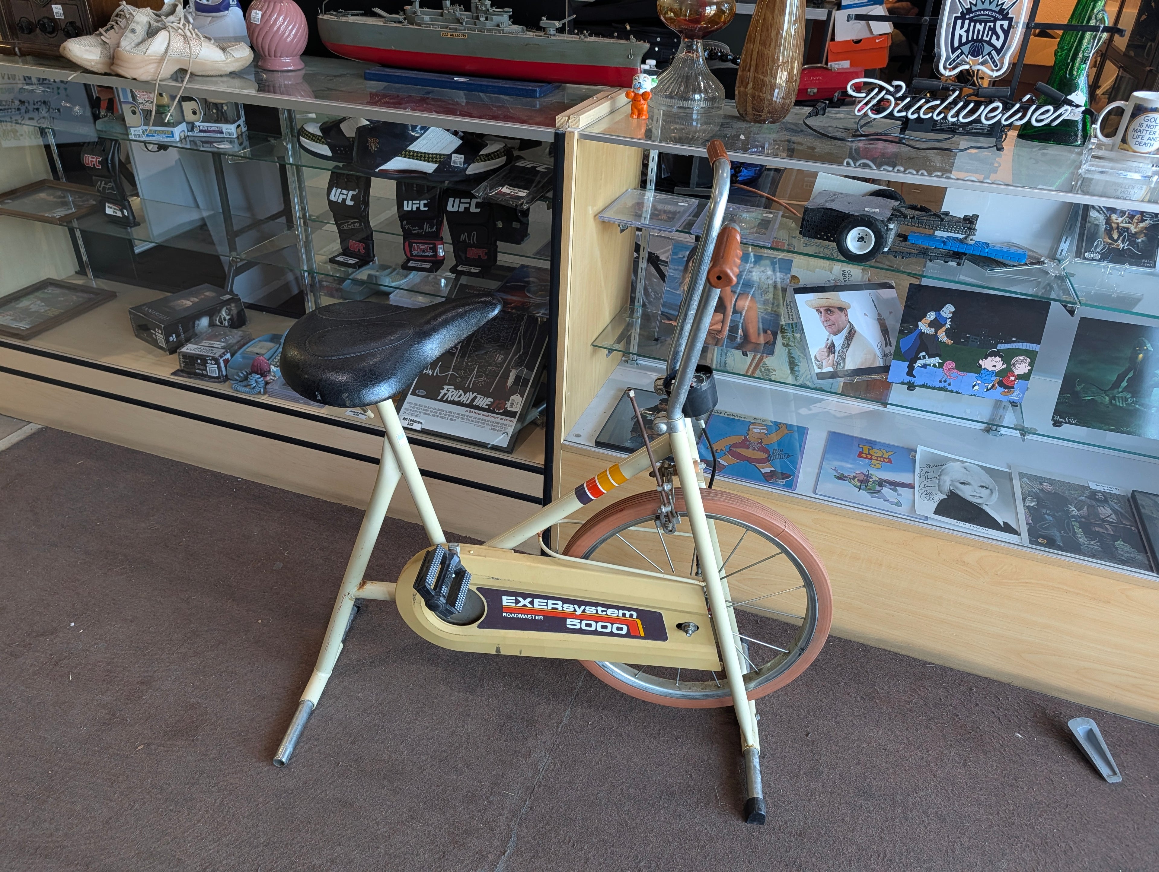 Vintage EXERsystem 5000 Roadmaster Exercise Bike Schwinn Seat Retro Fitness
