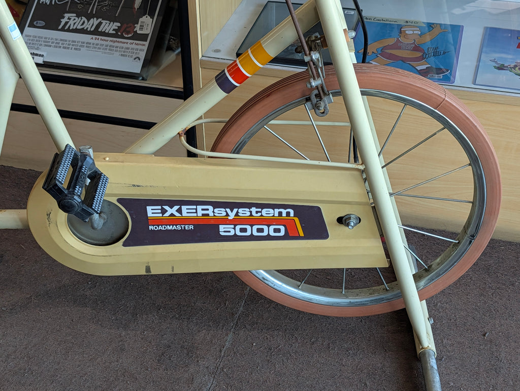 Vintage EXERsystem 5000 Roadmaster Exercise Bike Schwinn Seat Retro Fitness