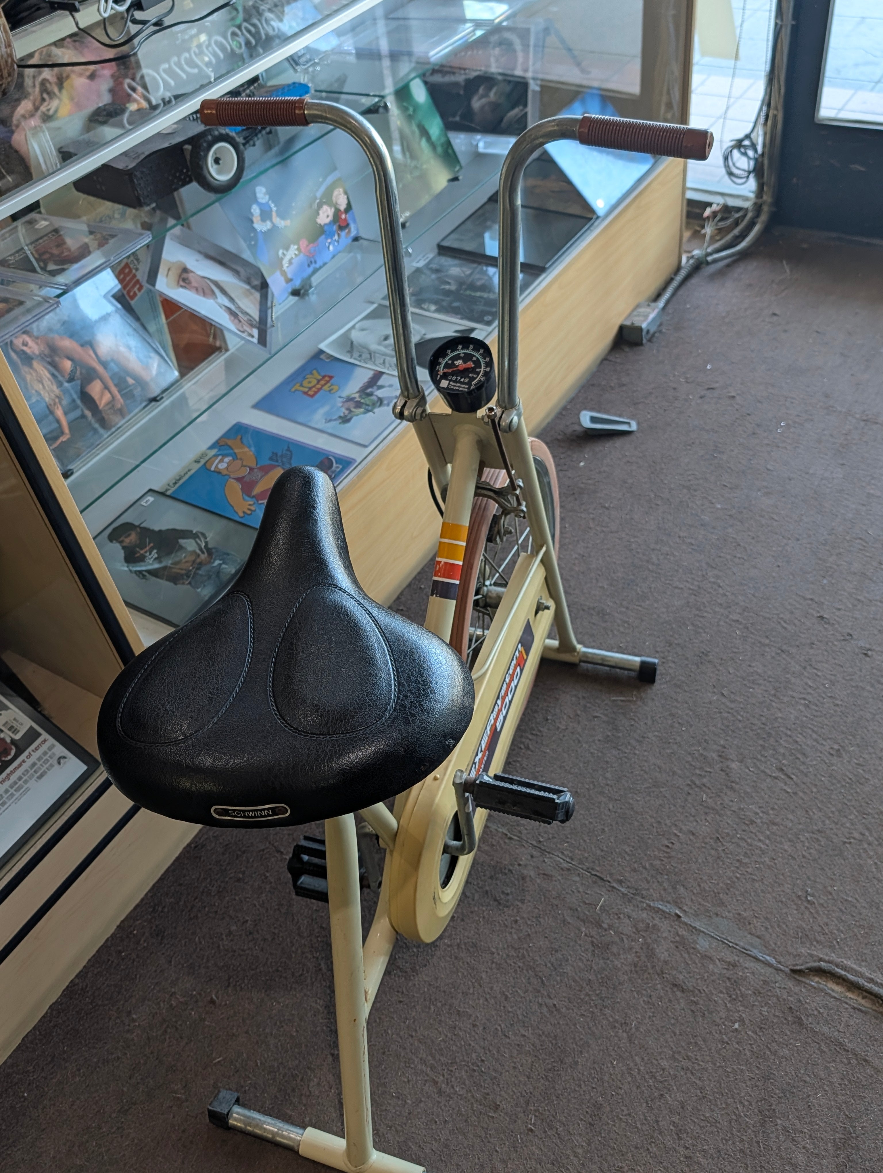Vintage EXERsystem 5000 Roadmaster Exercise Bike Schwinn Seat Retro Fitness