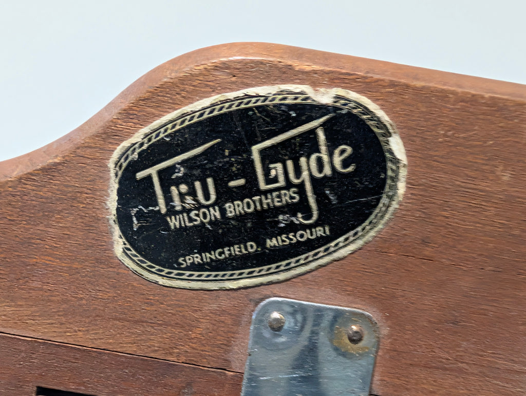 Vintage Tru-Tyde Wilson Brothers Springfield Missouri Wooden Rug Hook Tool