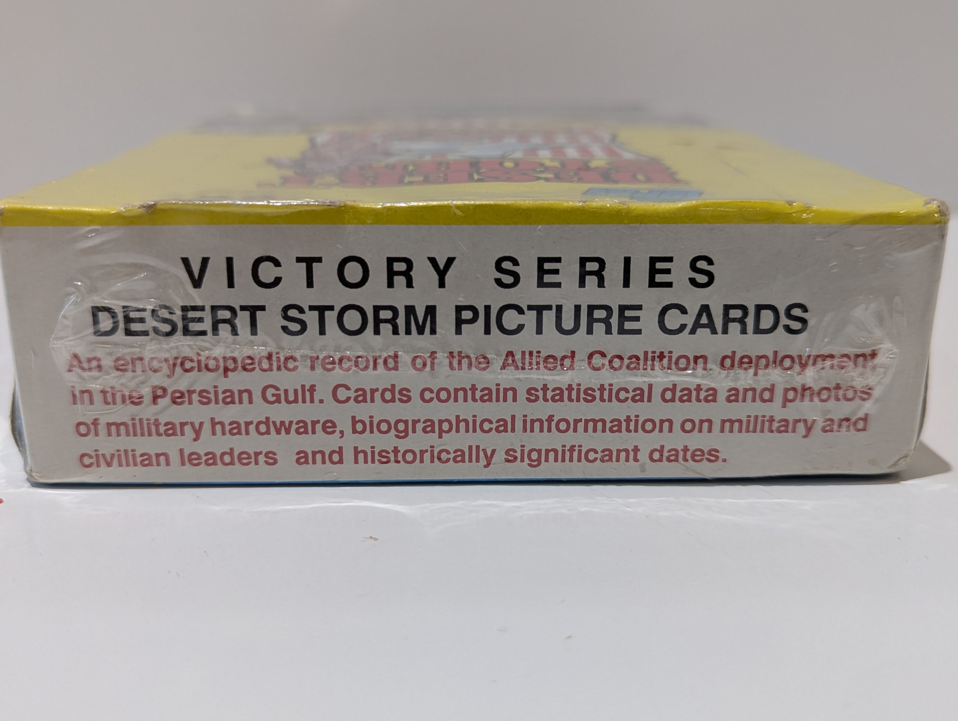 1991 Topps Desert Storm Victory Series Trading Card Pack Unopened Sealed 8 Cards