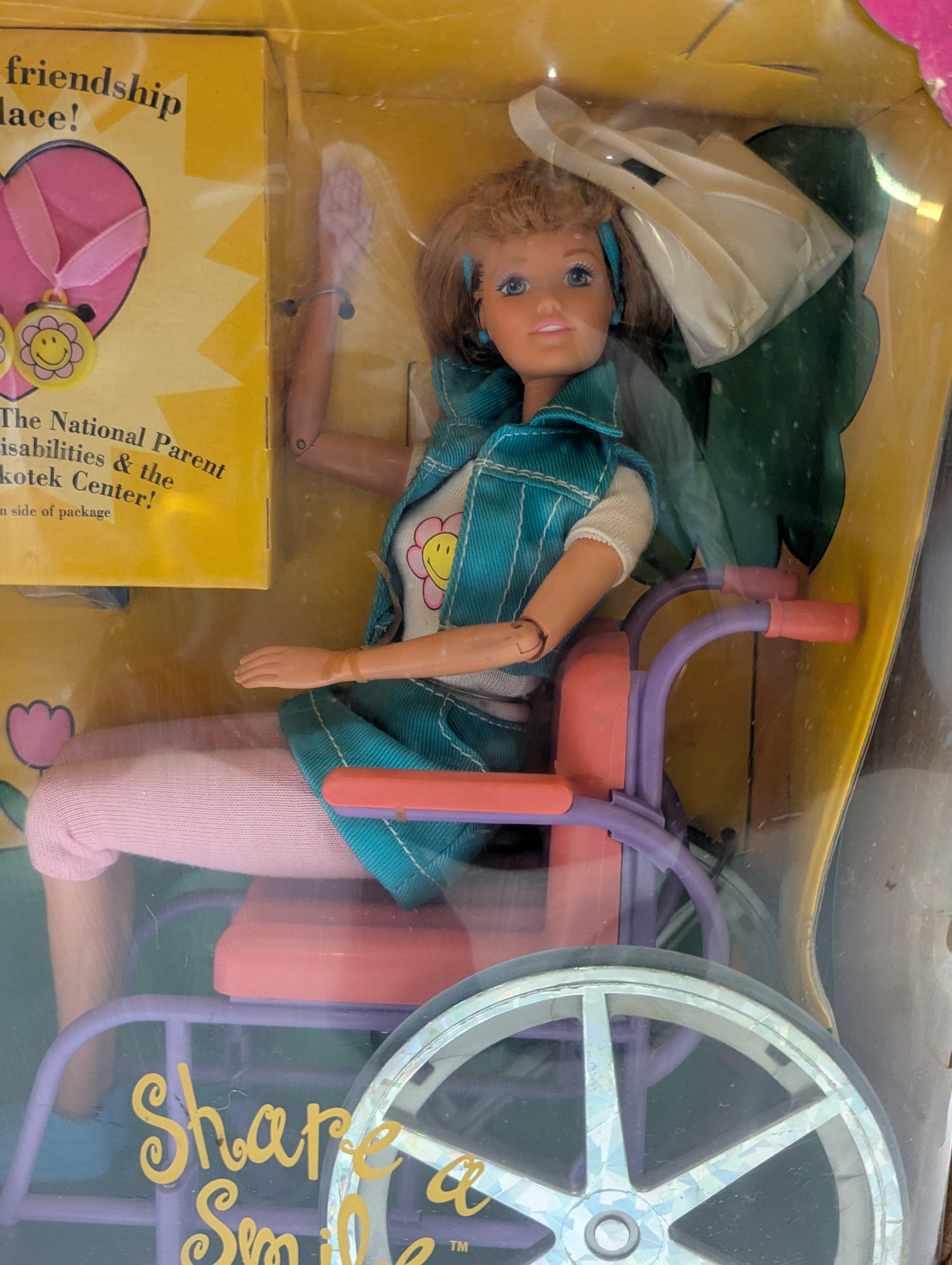 Vintage 1997 Mattel Share A Smile Becky Doll Wheelchair Special Edition NRFB
