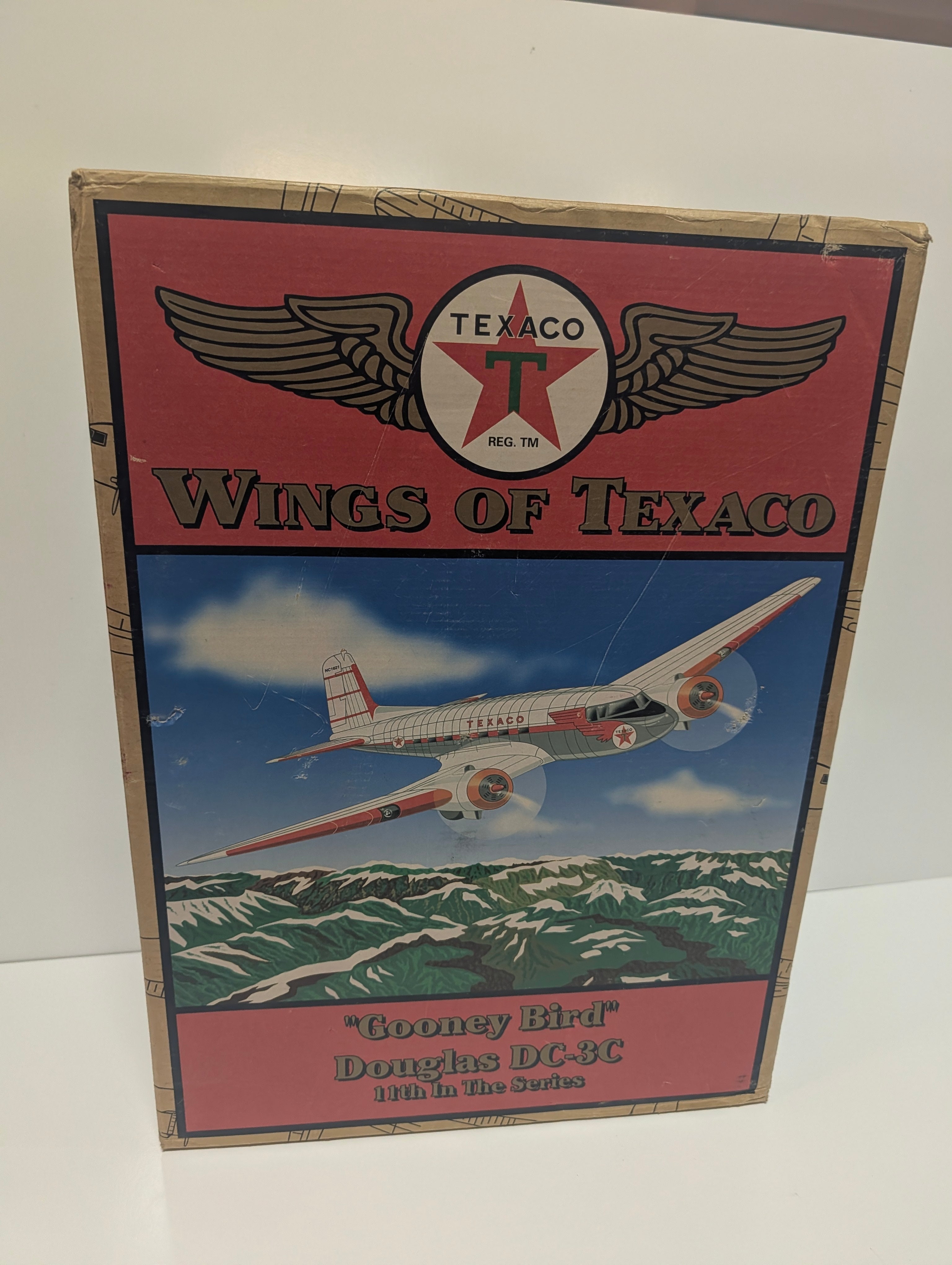 Texaco Wings Of Texaco Gooney Bird Douglas DC-3C 14th Series Collectible Die Cast
