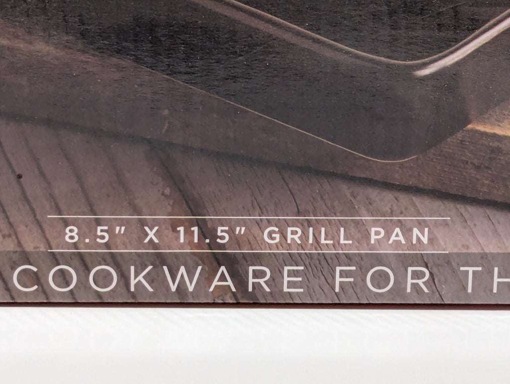 Parini Glazed Ceramic 8.5" X 11.5" Grill Pan Nonstick BBQ Cookware New In Box