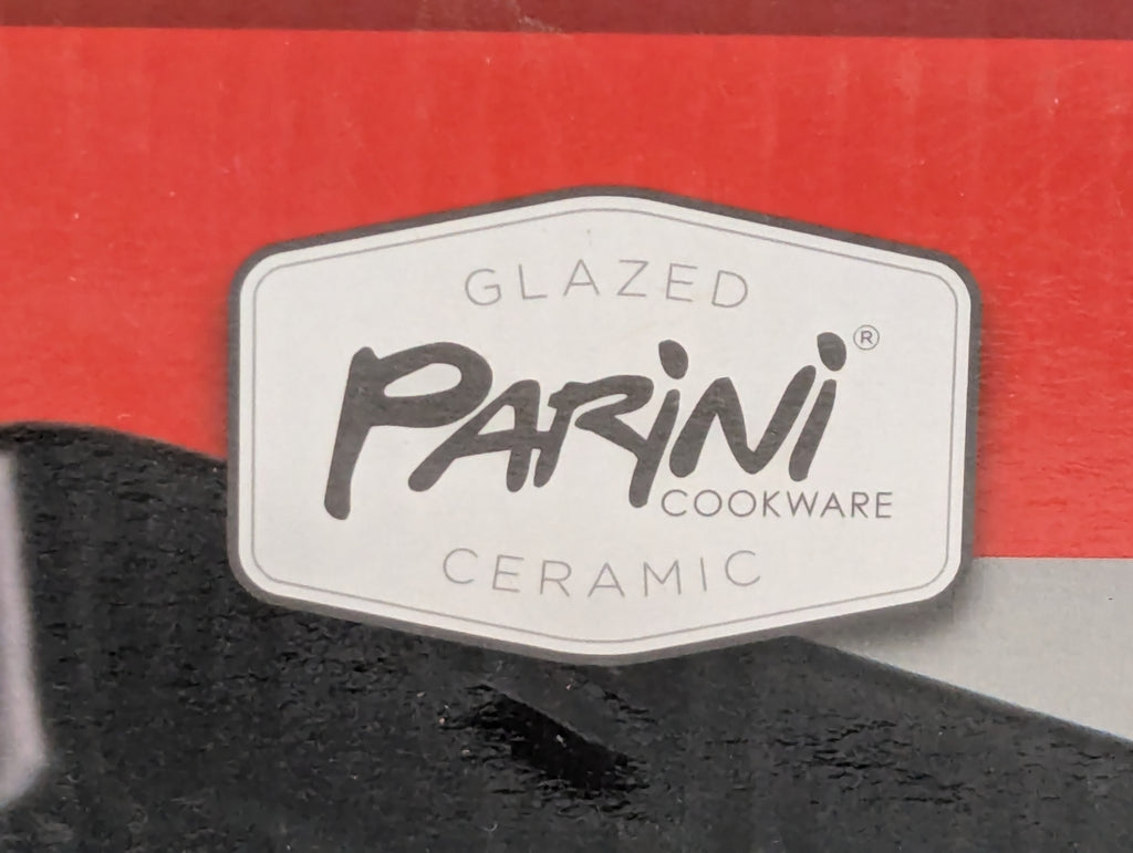 Parini Glazed Ceramic 8.5" X 11.5" Grill Pan Nonstick BBQ Cookware New In Box