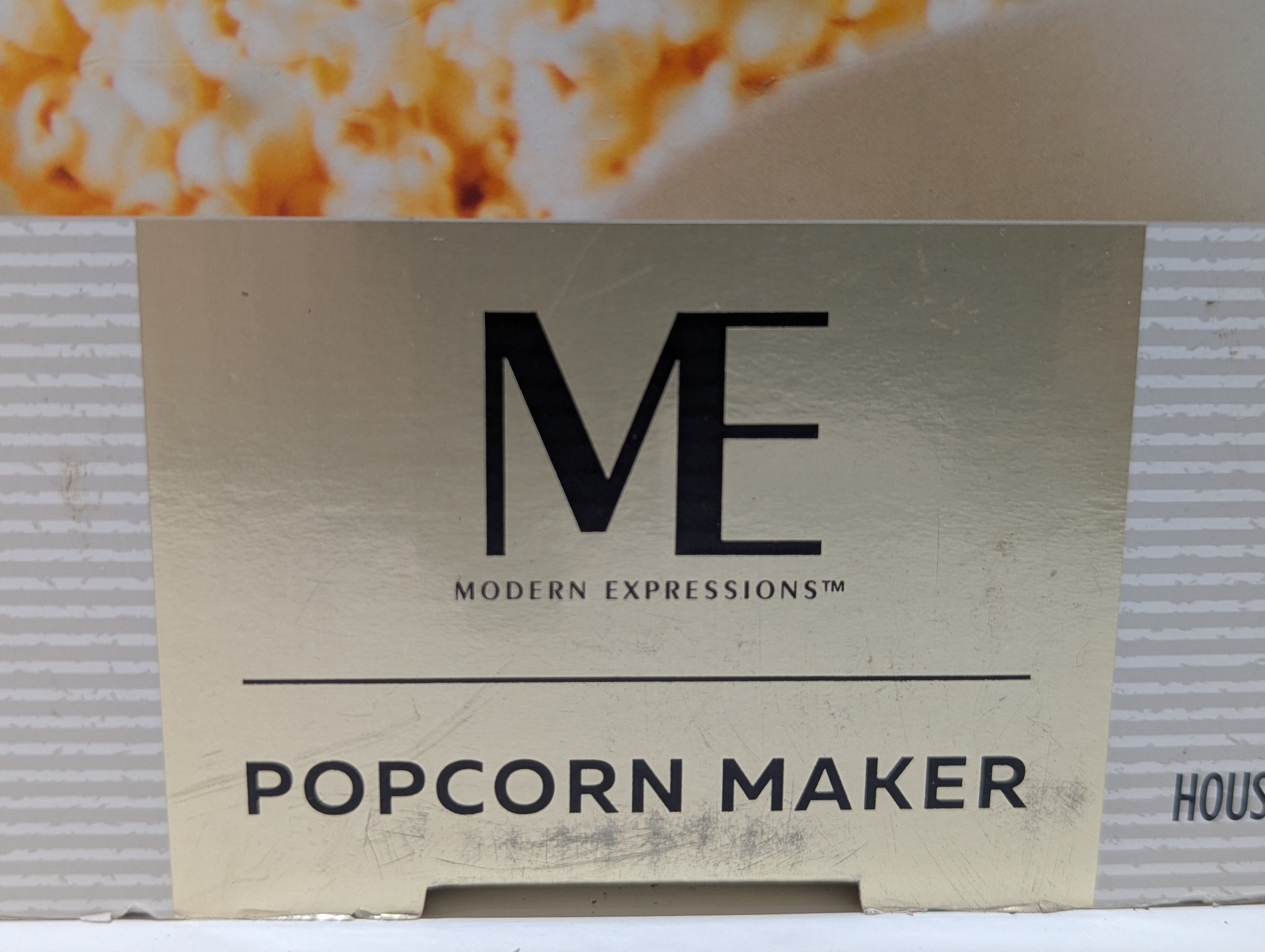 Modern Expressions Hot Air Popcorn Maker 1200W Oil Free Snack Machine New Sealed