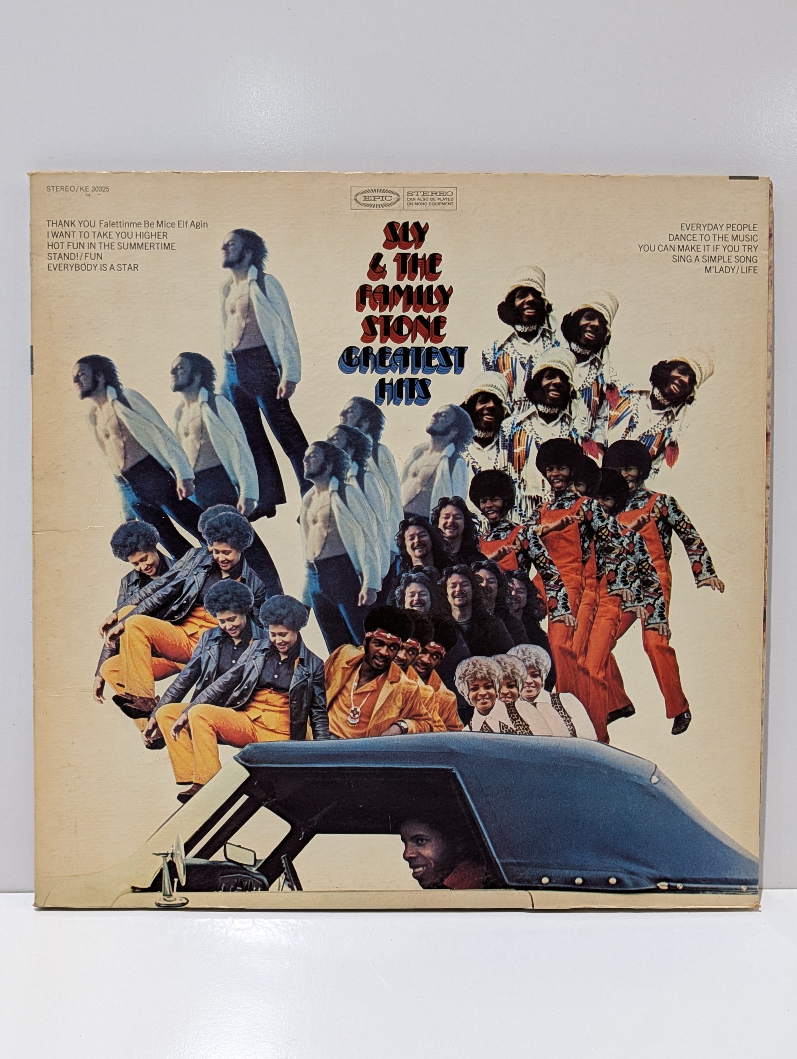 Vintage Sly & The Family Stone Greatest Hits LP Vinyl Record Epic KE 30325 Stereo
