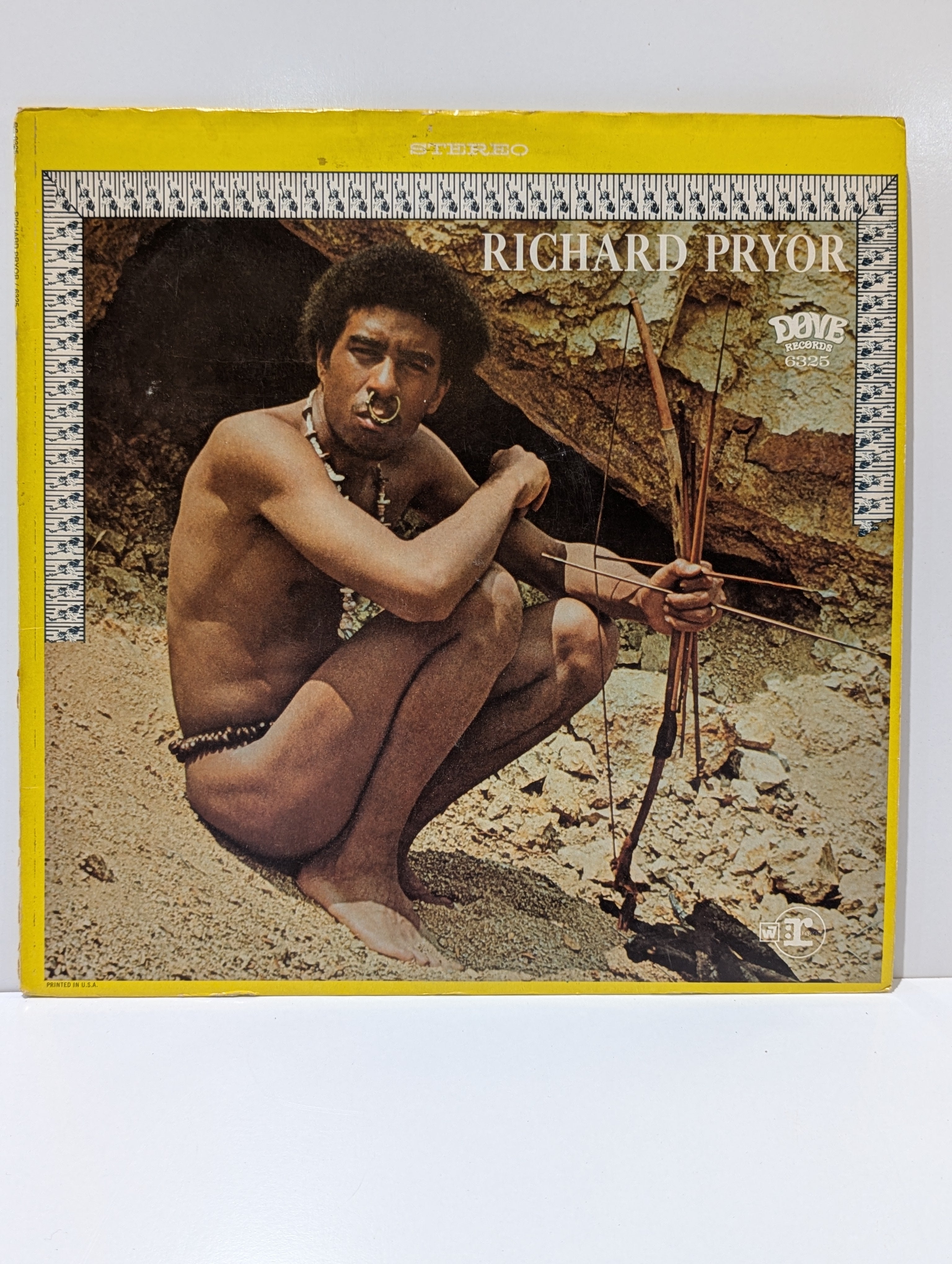 Vintage Richard Pryor Self-Titled LP Vinyl Record Dovre Records 6325 Stereo Comedy