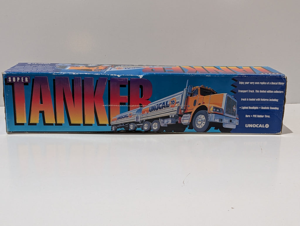 Vintage 1995 Unocal 76 Super Tanker Transport Truck Lighted Sound Toy In Box