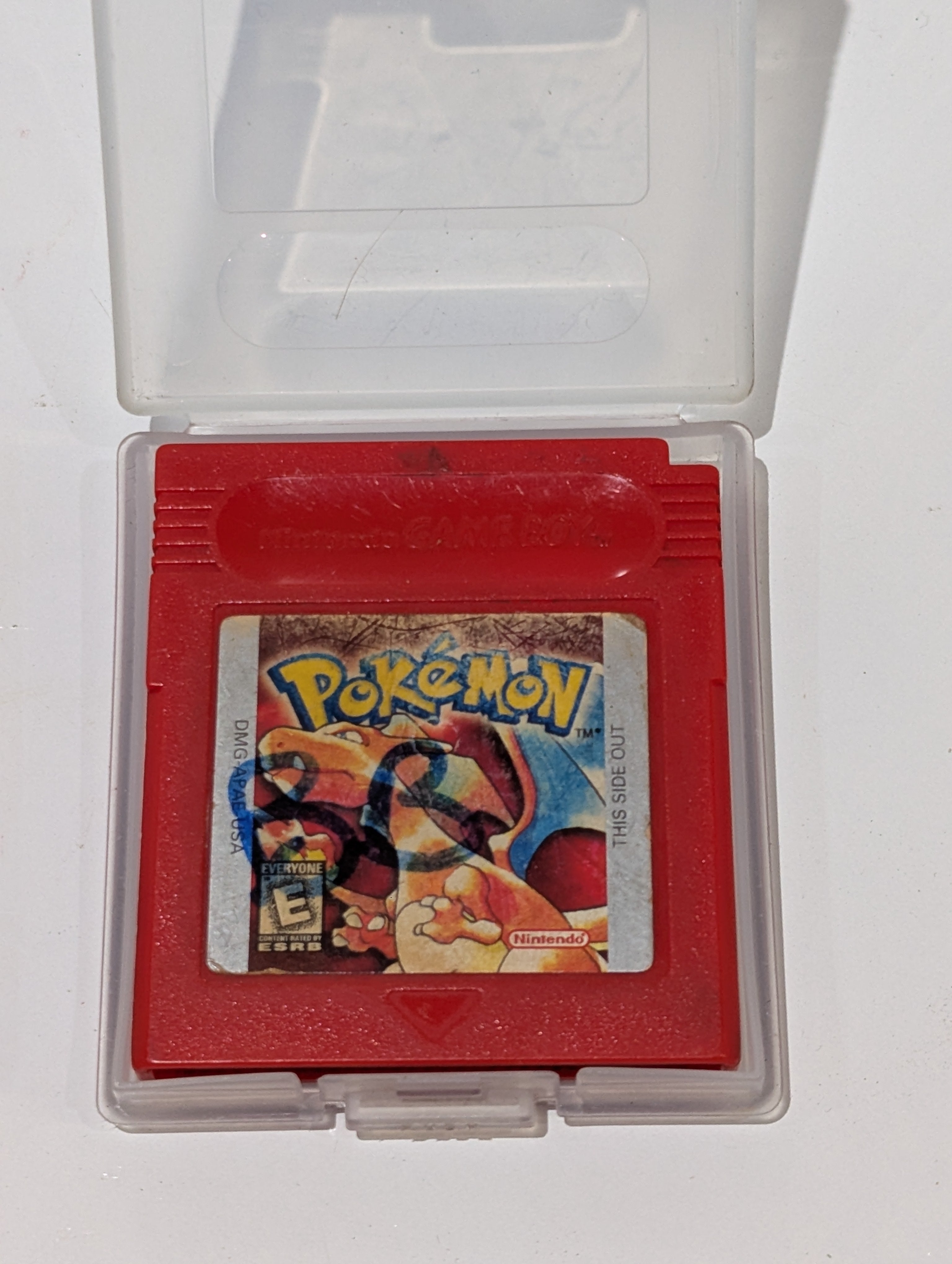 Nintendo Game Boy Pokémon Red Version DMG-APAU-USA Cartridge With Case Vintage