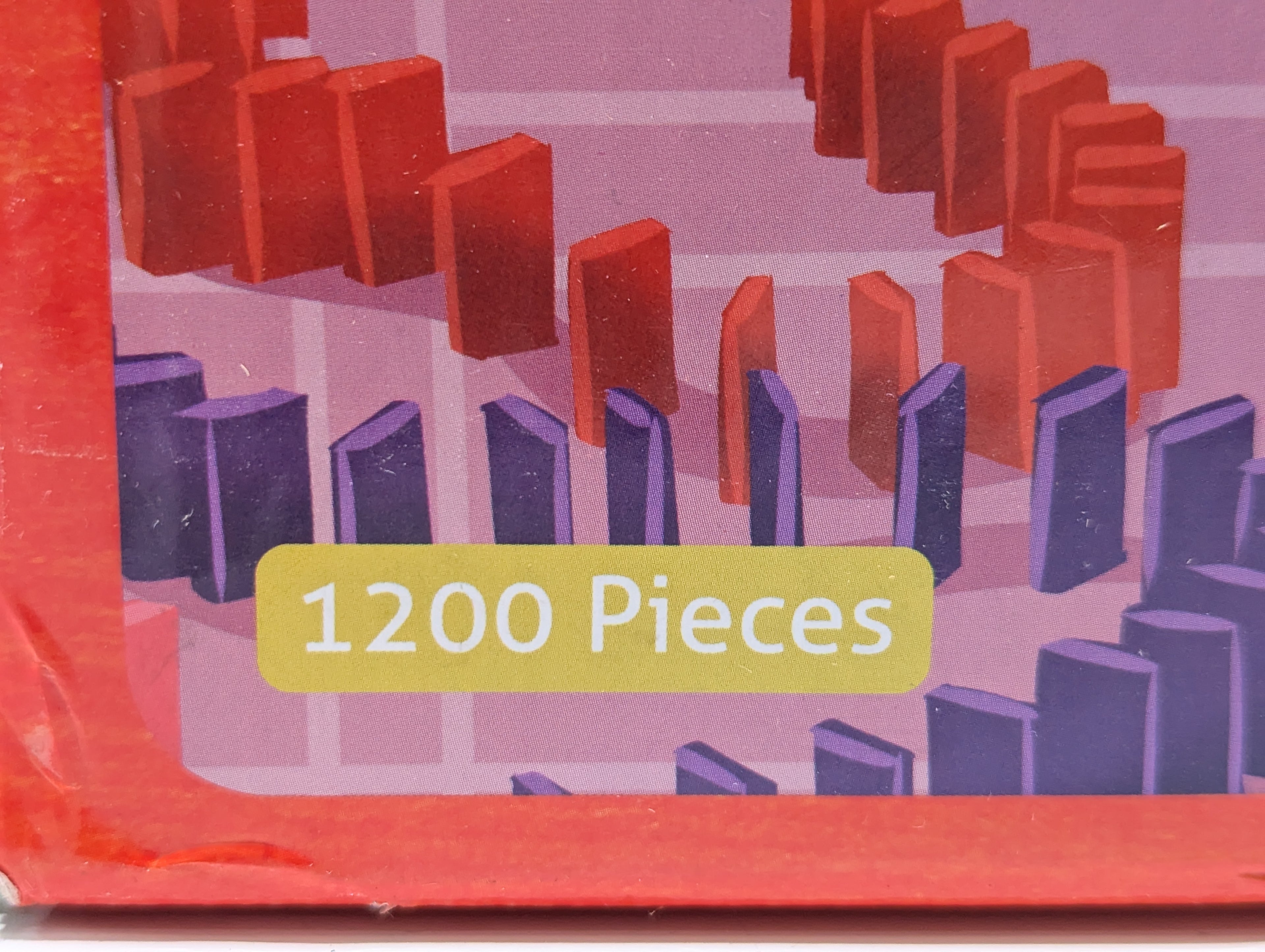TimFuis Rainbow Tricks Domino 1200 Piece Building Set STEM Educational Toy Game