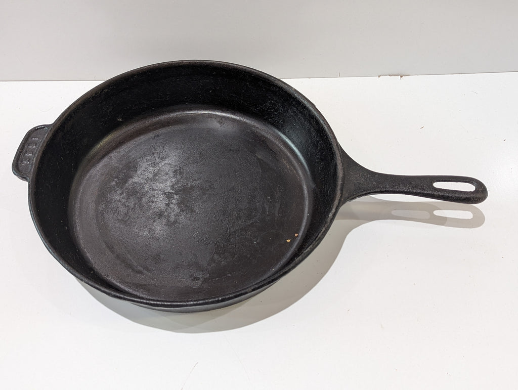 Vintage 1881 American Cookware 12" Cast Iron Skillet Steamboat Logo Made In USA